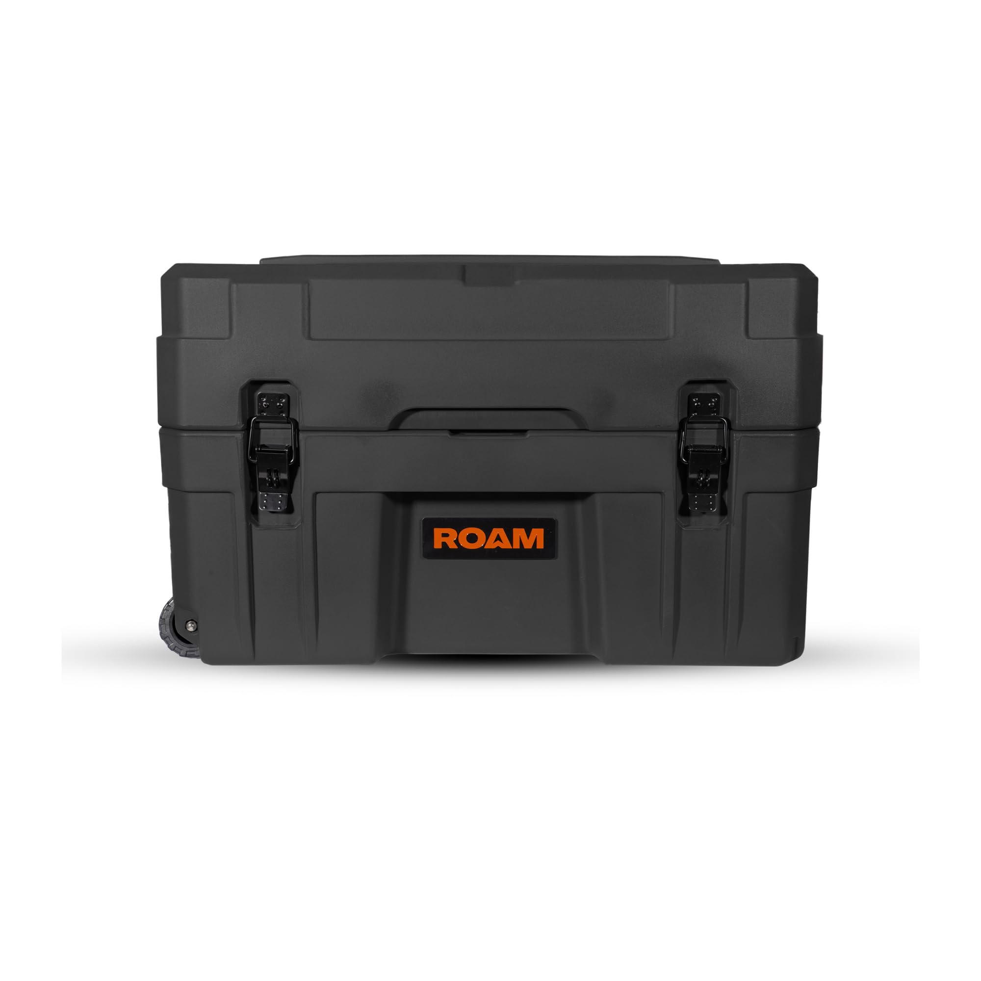 Roam Rolling Rugged Case - 132L Lockable LLDPE Shell Storage Box for Truck Bed, Rooftop Cargo & Camping Gear | Waterproof Overlanding Organizer for Outdoor Adventures, Road Trips & Off-Road Travel (Black)