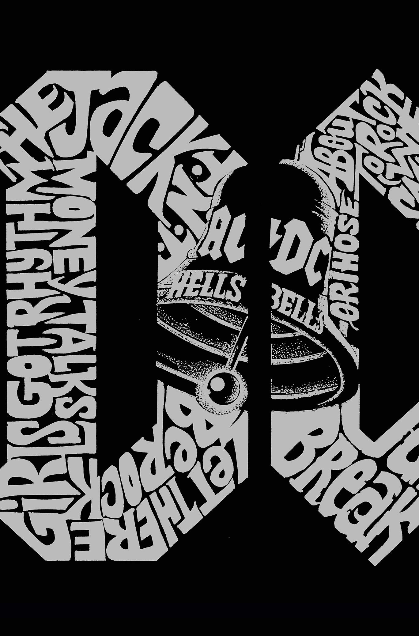 ACDC Licensed Boys Graphic T-Shirt - Rock Band Word Art Tee for Kids - Perfect for Concerts, School, and Casual Wear
