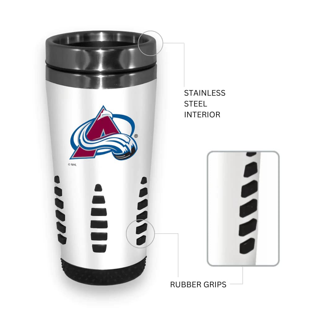 Insulated Stainless Steel Travel Mug with Lid - 16oz Leak-Proof Coffee Tumbler for Hot & Cold Drinks - Perfect for Commuting, Camping & Office Use
