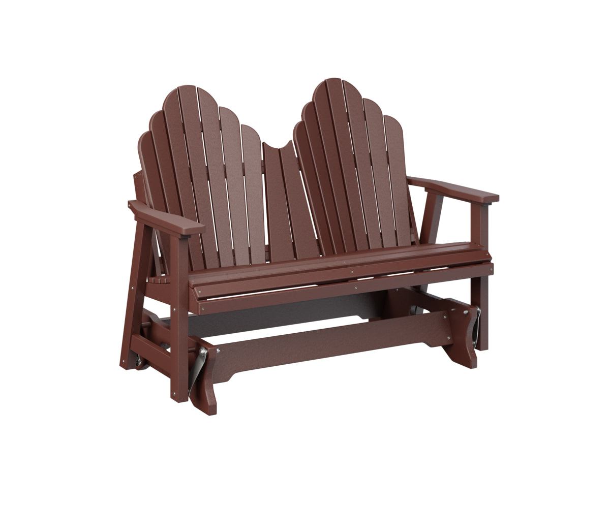 Berlin Gardens Cozi Back Double Glider - Outdoor Patio Swing with Canopy, Comfortable 2-Person Bench Glider for Garden, Porch, Deck - Perfect for Relaxing and Enjoying Nature
