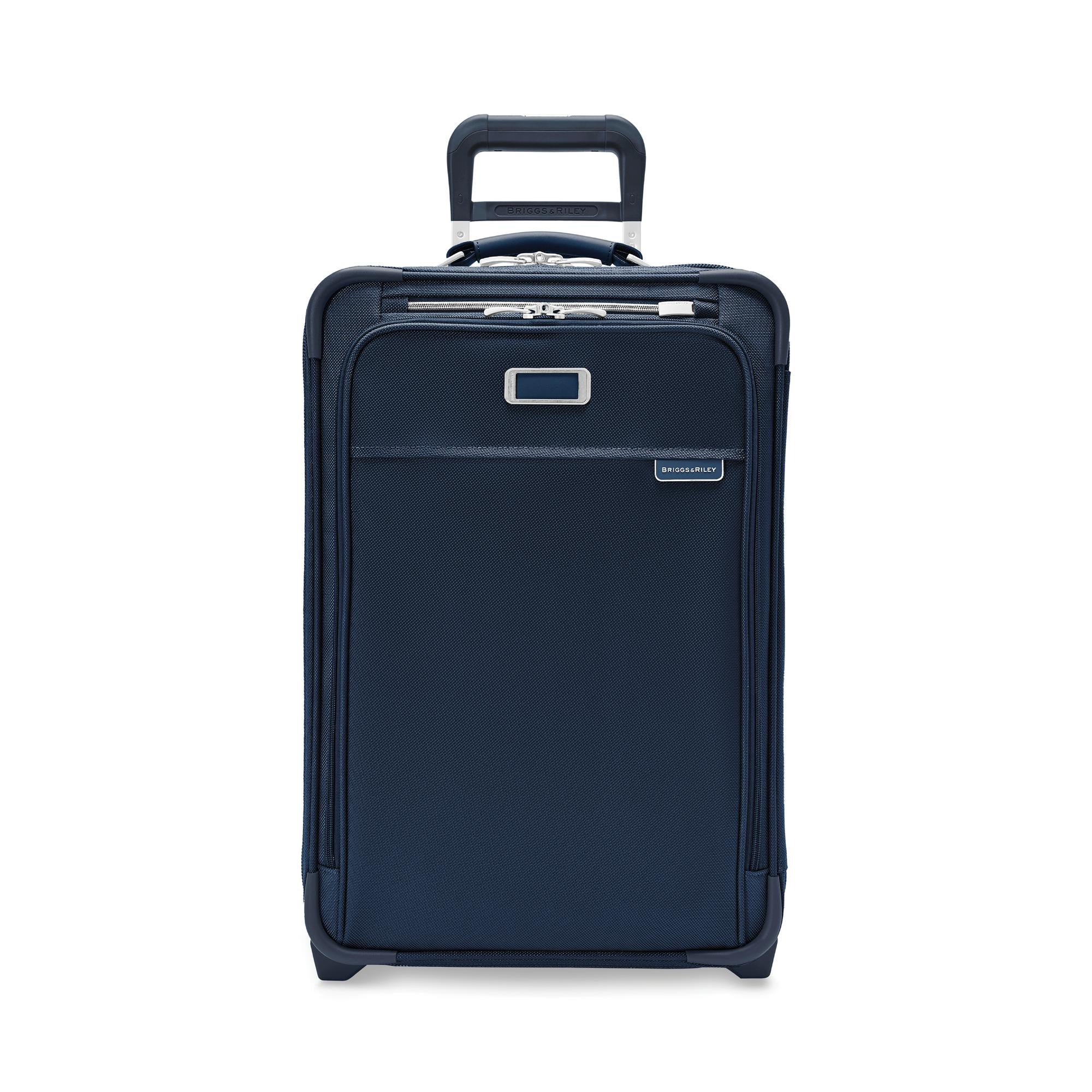 Briggs & Riley Baseline Essential 2 Wheel Carry On Luggage - Lightweight Durable Suitcase for Business Travel & Weekend Getaways