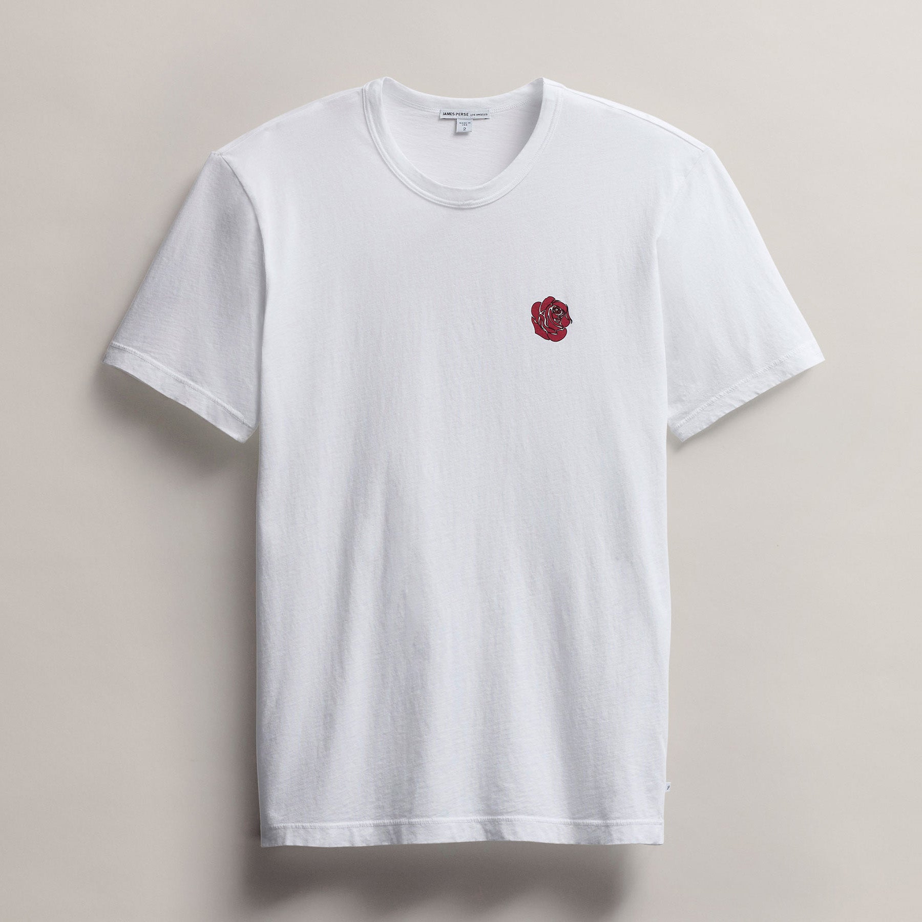 Grateful Dead Rose Short Sleeve T-Shirt for Men - White & Red Graphic Tee - Casual Wear, Concerts & Vintage Style Outfits