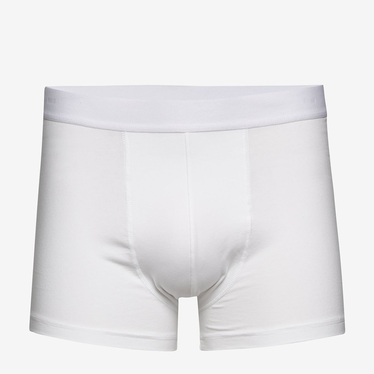 Premium Cotton Boxer Briefs for Men - Soft & Breathable Underwear (White) - Perfect for Workout, Lounge & Everyday Comfort