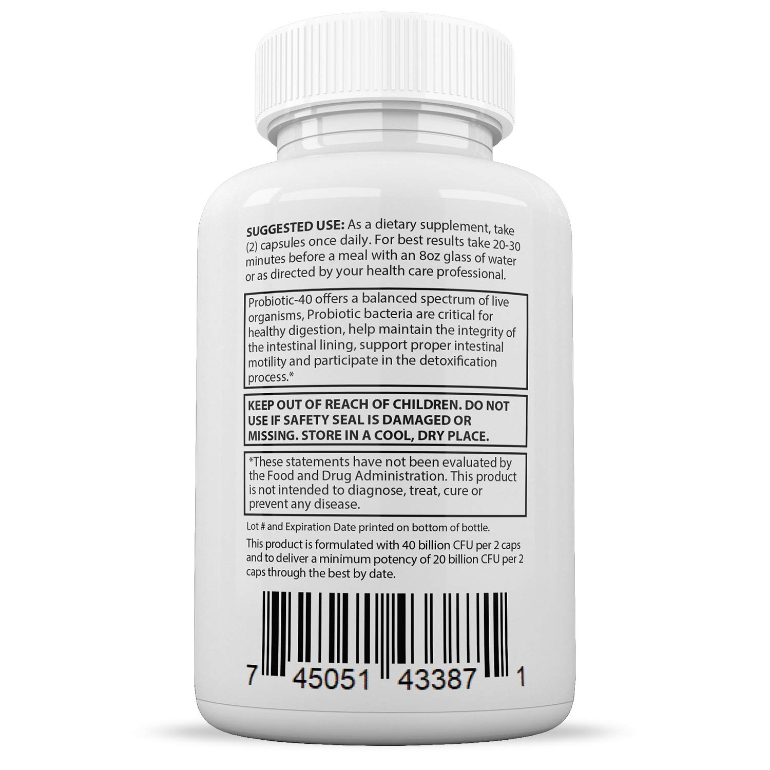 Justified Laboratories Fungus Clear Max Pills (3 Pack) - 40 Billion CFU Probiotic Supplement for Gut Health - 180 Capsules - Supports Digestive Balance & Immune System - Perfect for Travel, Daily Wellness & Post-Antibiotic Recovery