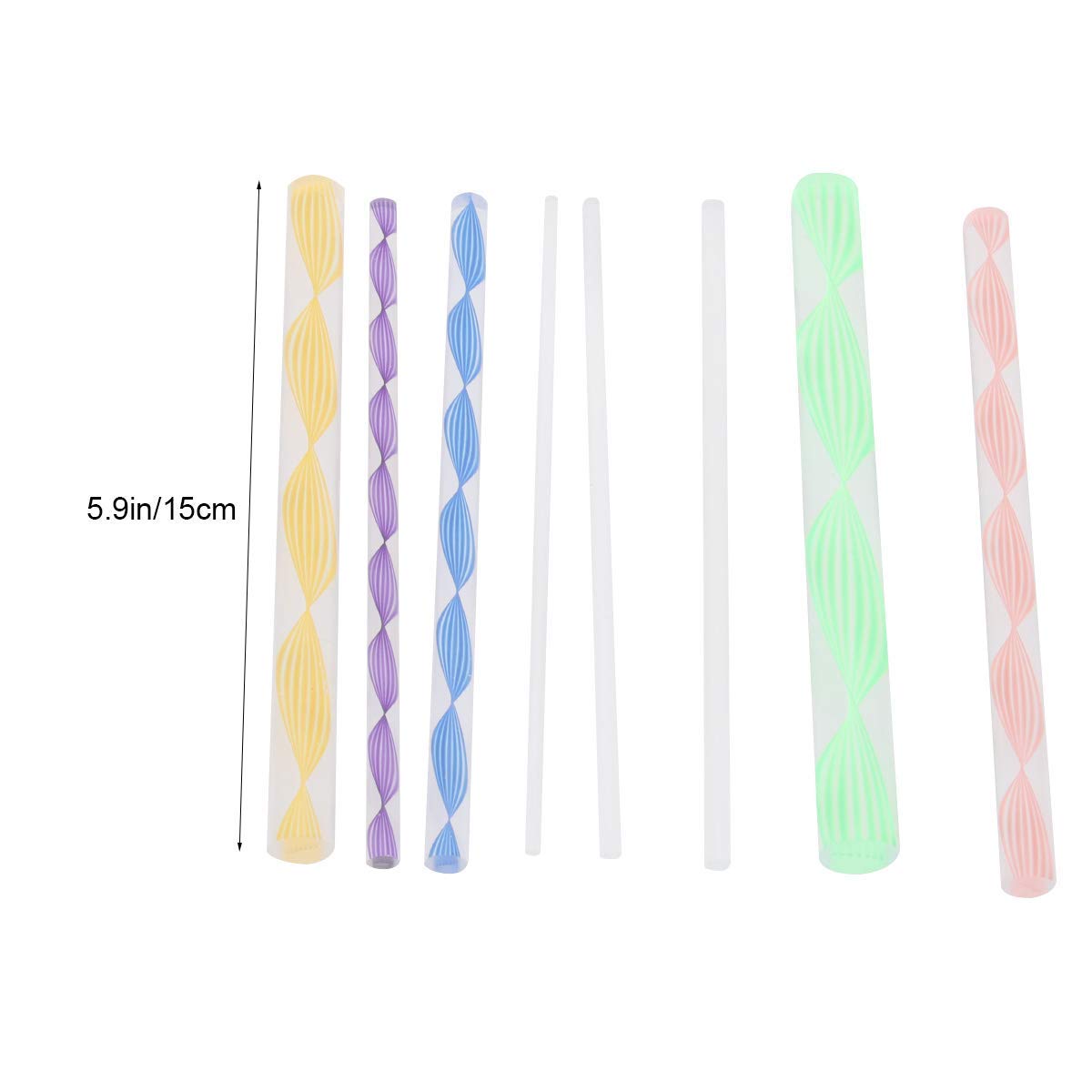 8-Piece Mandala Dotting Tool Set - Acrylic Dotting Rods for Nail Art, DIY Crafts & Painting - Perfect for Mandala Painting, Nail Design, and Stone Decorations