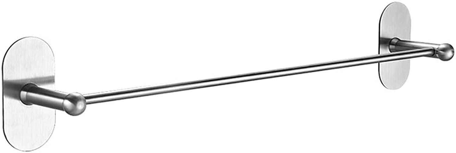 Stainless Steel Towel Bar - 304 Brushed Finish Wall Mounted Towel Rack for Bathroom & Kitchen | Durable Bath Towel Holder for Spa, Hotel & Home Decor