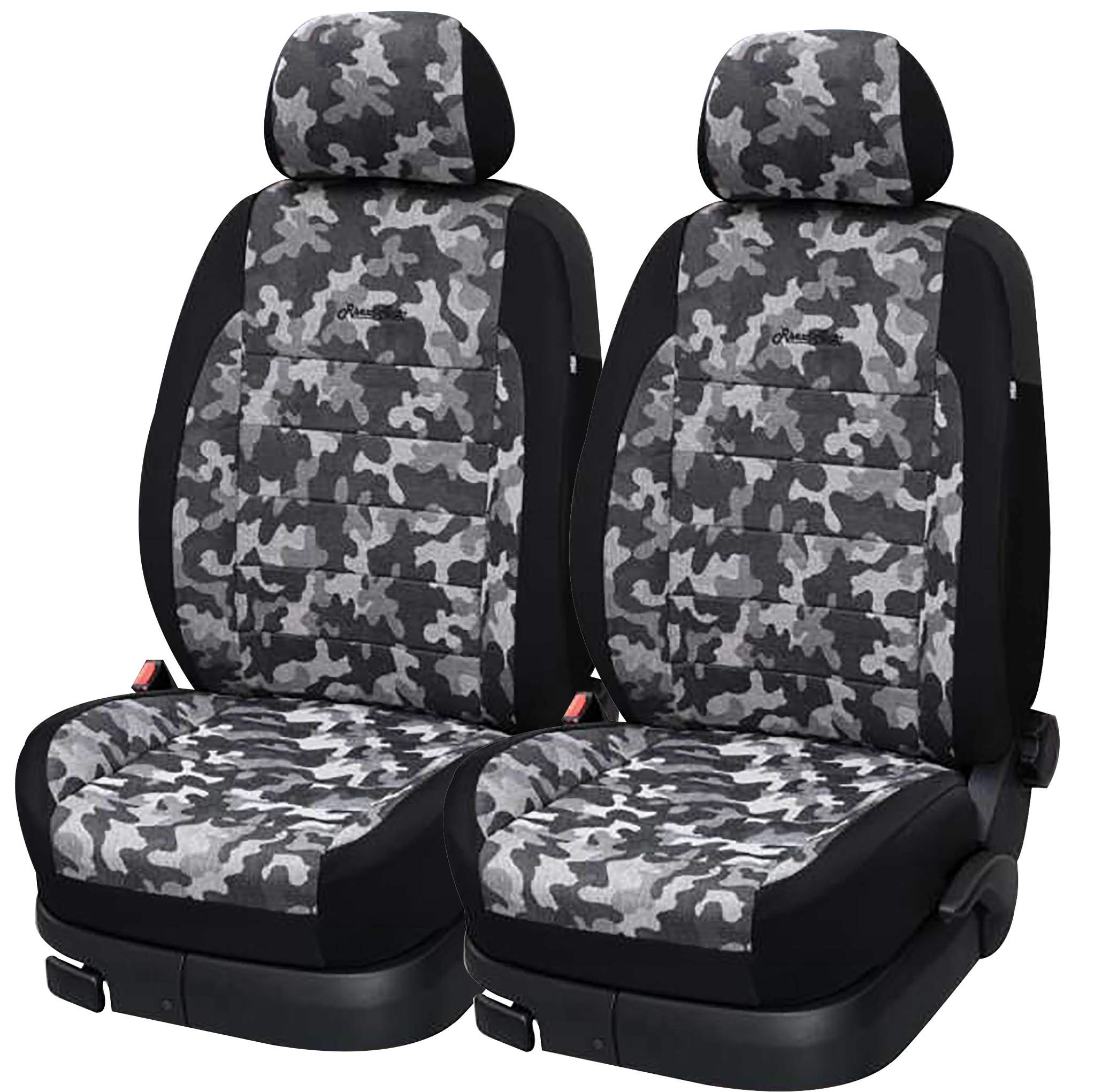OTOTOP 88081 Universal Car Front Seat Covers - Panzer B Camouflage Design, Durable Neoprene Material for Trucks, SUVs & Sedans - Perfect for Off-Roading, Hunting & Outdoor Adventures