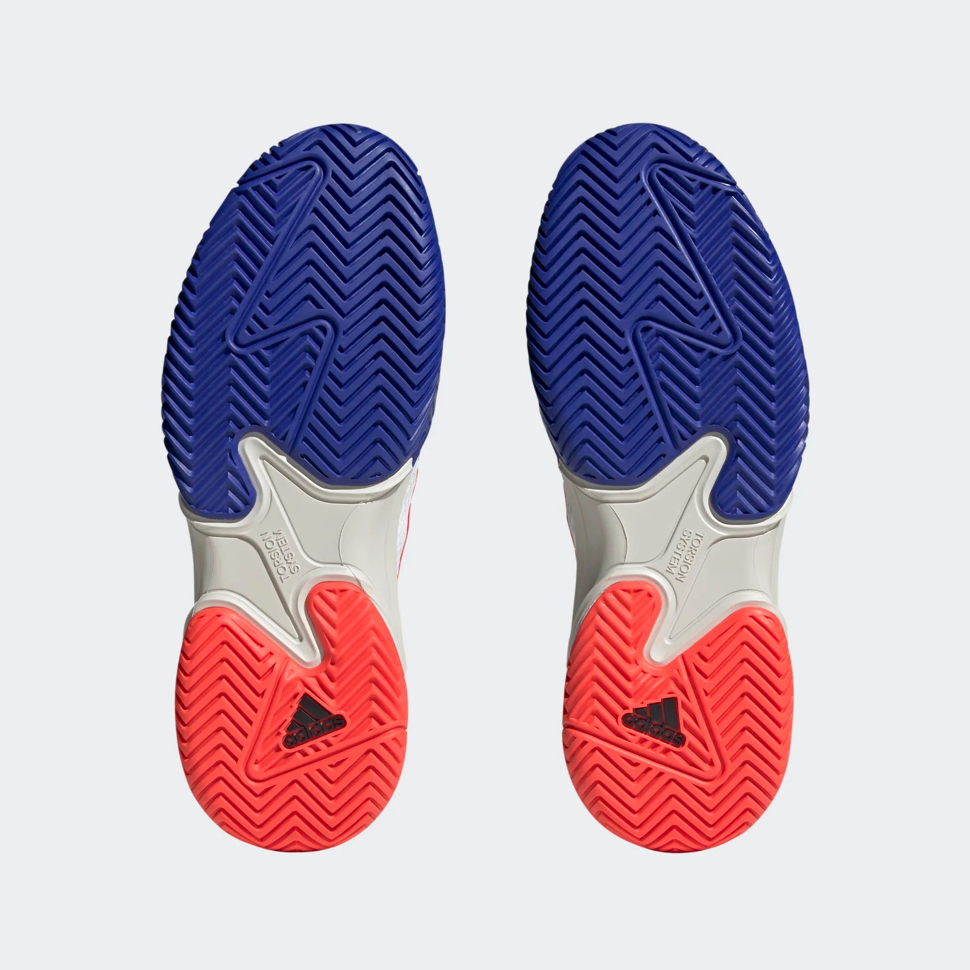 Adidas Barricade Men's Tennis Shoes - Blue, Black, Red HQ8917 | High-Performance Court Shoes for Competitive Play & Training