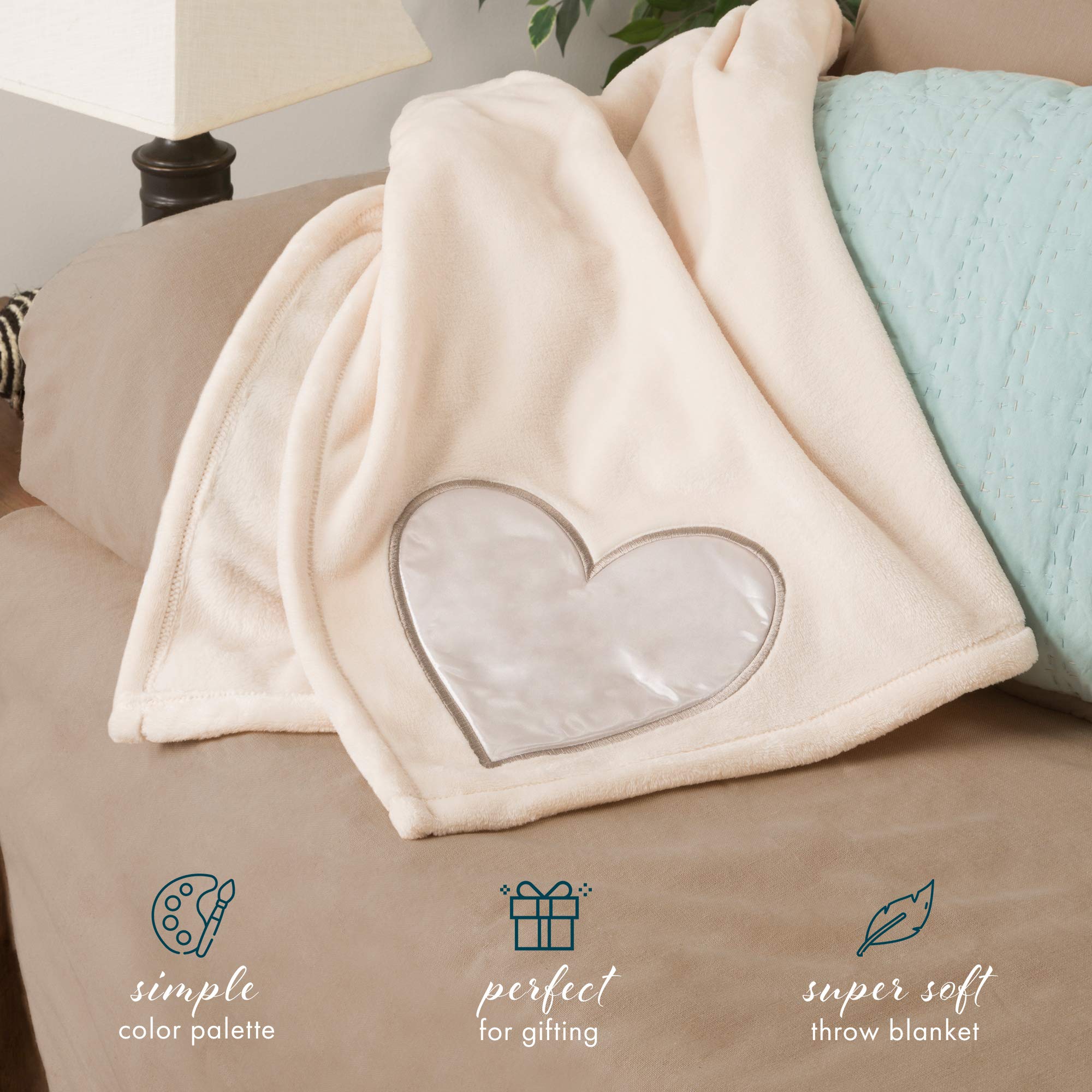 Pavilion Gift Company The Comfort Blanket 19509 - Soft Plush Throw Blanket 'Love You Nana' for Cozy Nights & Gifts | Perfect for Grandma, Home Decor & Cuddling