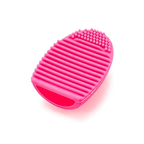 Eco-Friendly Silicone Makeup Brush Cleaning Pad - Gentle Makeup Brush Cleaner Tool for Daily Use (Pink) | Perfect for Home & Professional Makeup Brush Care, Travel & Salon Use