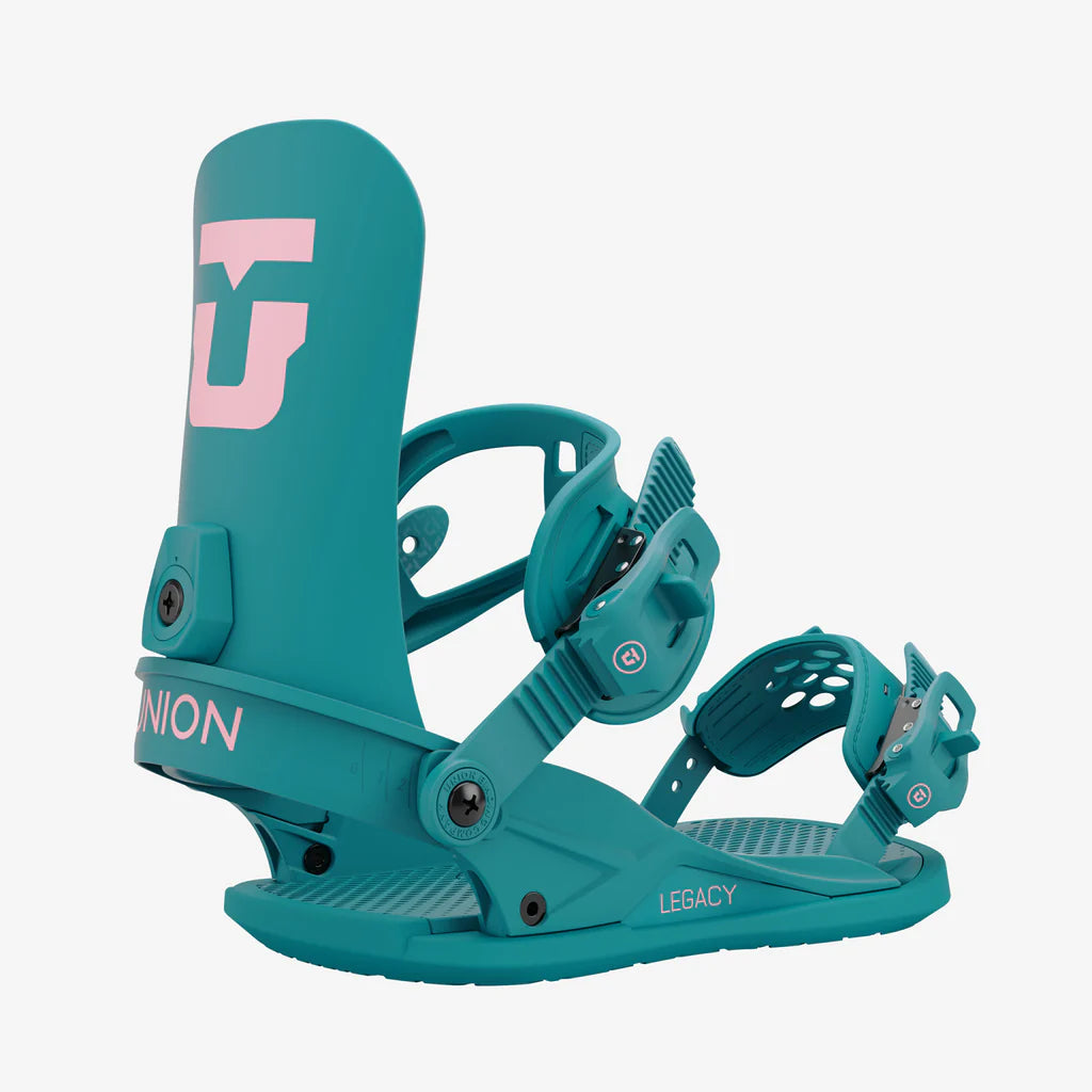 Union Women's Legacy Binding 2025 Teal Snowboard Boots - Perfect for All-Mountain Riding & Freestyle Snowboarding
