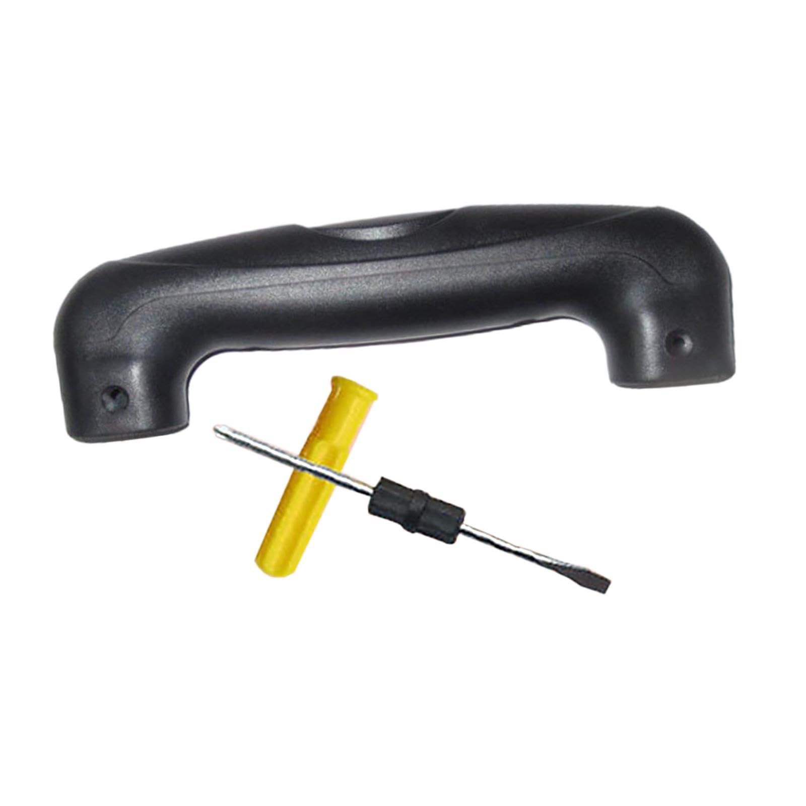 Sturdy Luggage Handle Replacement for Suitcases - Durable Travel Bag Handle Repair Kit with Screwdriver for Men & Women (Black) | Perfect for Broken Suitcase Handles, Carry-On Repairs & Travel Accessories