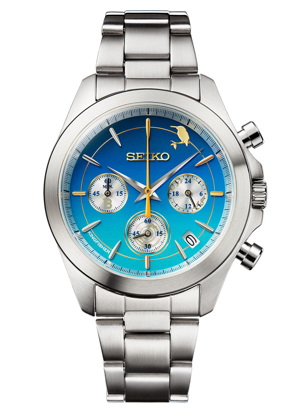 SEIKO Prospex Limited Edition Kawasemi Watch - 90th Anniversary Wild Bird Society of Japan - Made in Japan - Diver's Watch for Outdoor Adventures & Collectors