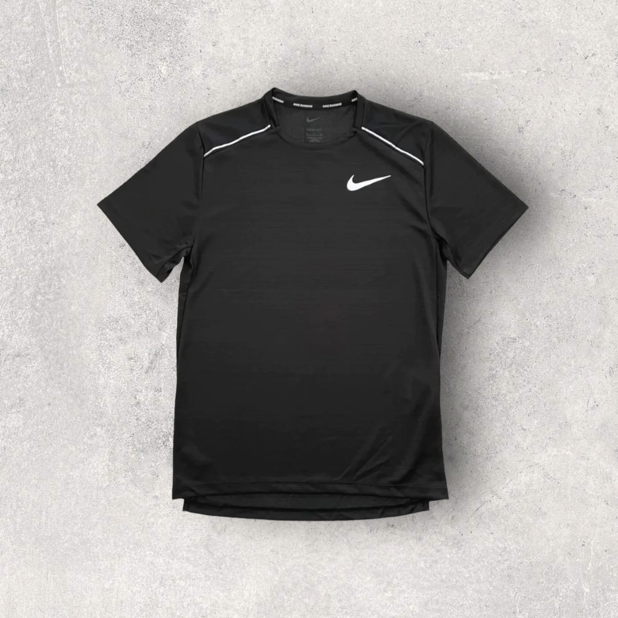 Nike Miler 1.0 Running Shoes for Men - Lightweight Black Athletic Sneakers for Jogging, Gym & Everyday Wear