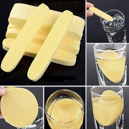 DYOMNIZY 12-Pack Soft Face Cleansing Sponge | Gentle Exfoliation for Daily Skincare