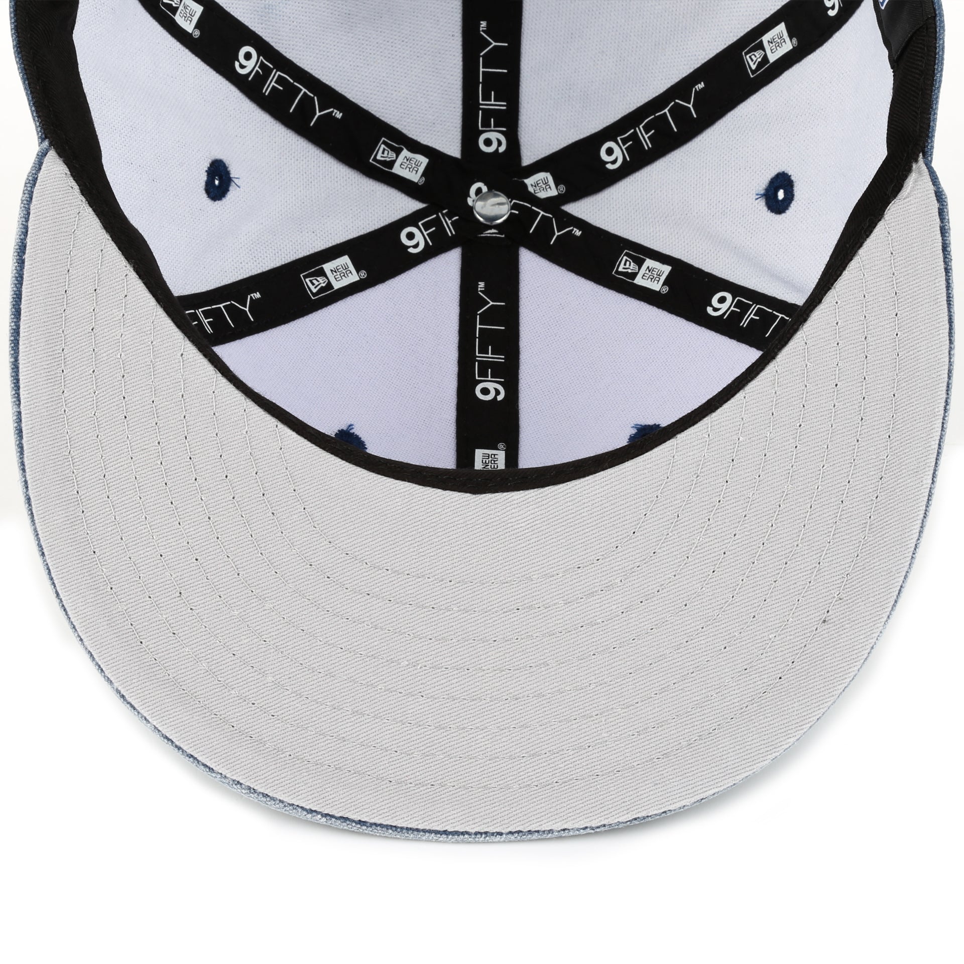 New Era 9Fifty Washed Over Snapback Hat - Los Angeles Rams NFL Dark Denim Adjustable Baseball Cap for Men & Women - Perfect for Sports Fans, Game Day & Streetwear Fashion