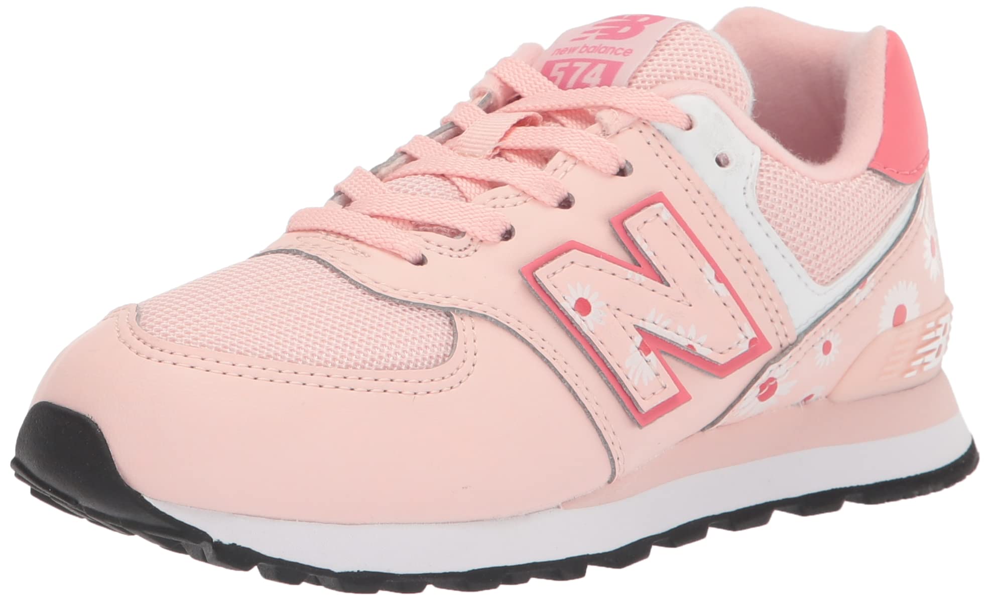 New Balance Kids 574 Core Hook and Loop Sneakers - Lightweight Comfortable Athletic Shoes for Boys & Girls - Perfect for School, Play & Everyday Wear