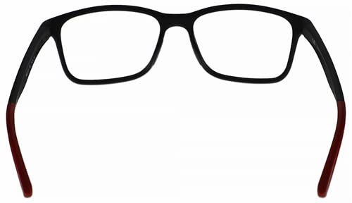 Nike 7117 Radiation Protection Glasses - UV400 Wrap-Around Safety Glasses, Square Plastic Frame for Men & Women, Small/Medium Size - Ideal for Computer Use, Gaming, and Outdoor Activities