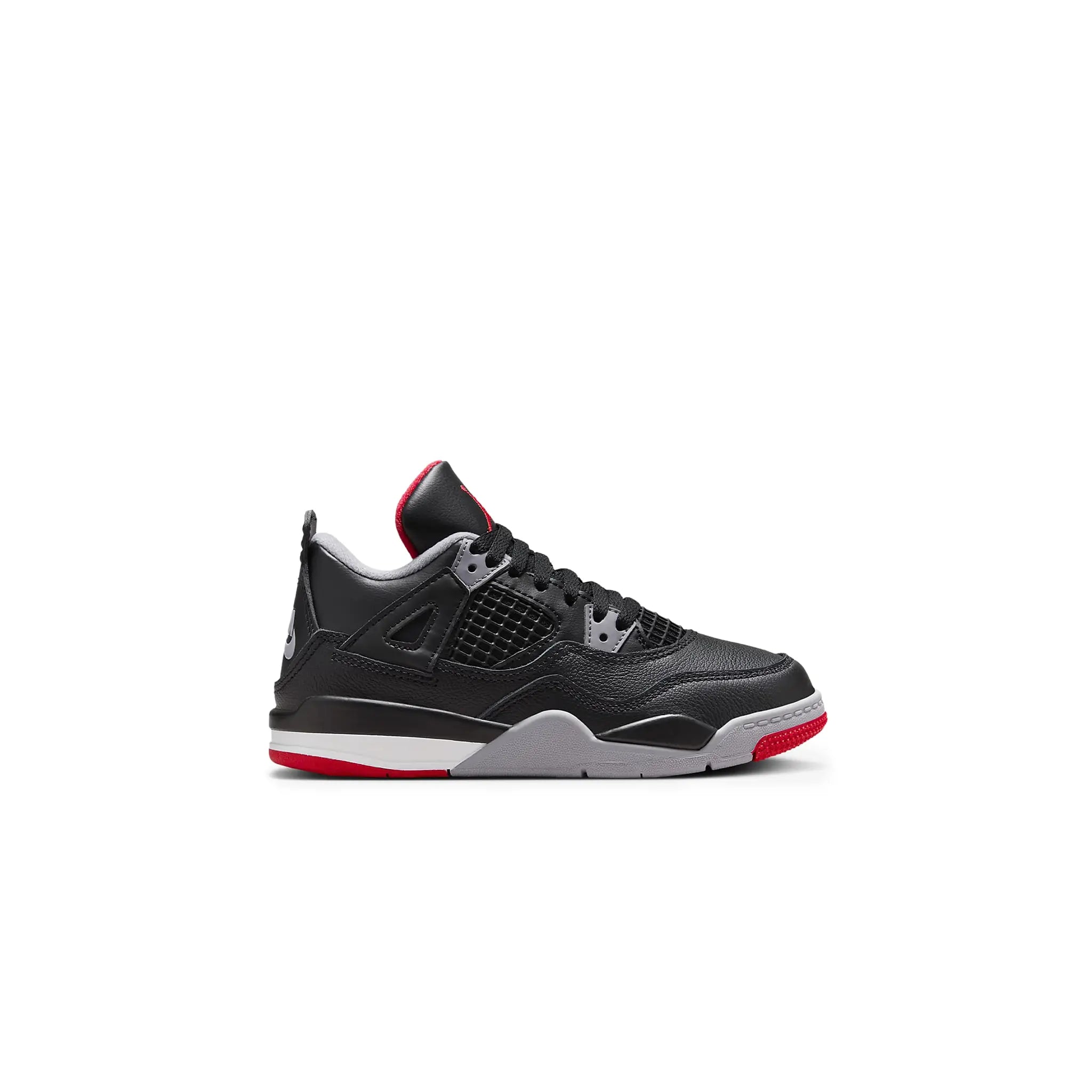Air Jordan 4 OG Bred Reimagined Retro Basketball Shoes (PS) - Perfect for Streetwear Fashion & Court Performance