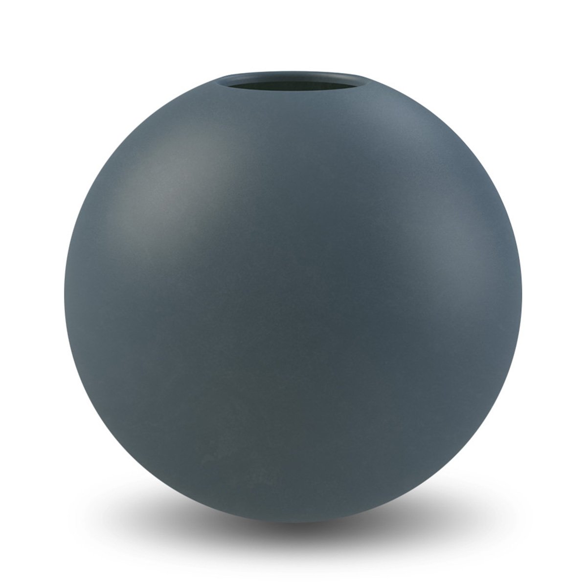 20cm Midnight Blue Glass Ball Vase - Elegant Home Decor for Centerpieces, Wedding Decorations & Floral Arrangements