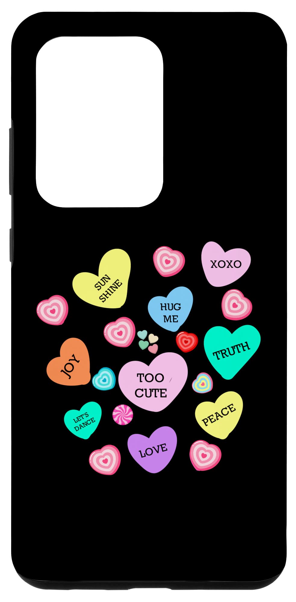 Samsung Galaxy S20 Ultra Valentine's Day Candy Heart Love Quotes Phone Case - Perfect for Valentine's Gifts, Couples & Romantic Occasions