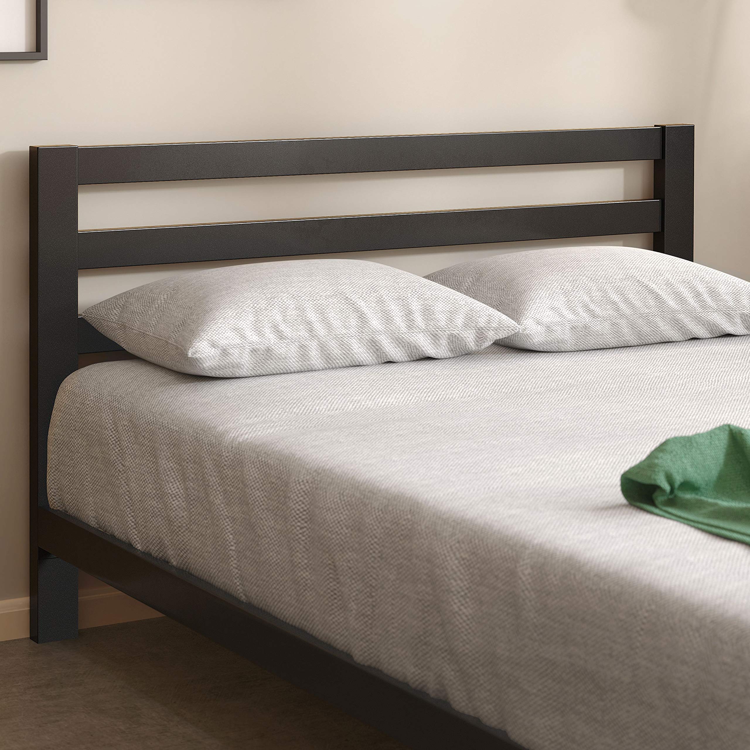 ZINUS Arnav Full Metal Bed Frame with Headboard - Easy Assembly for Bedroom