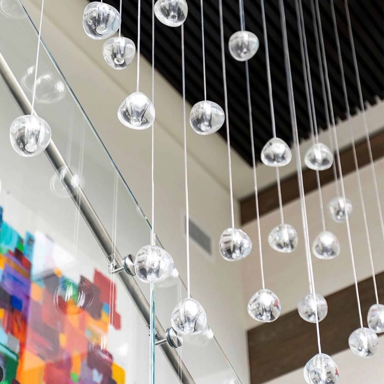Elegant Crystal Pendant Light - Modern Chandelier for Dining Room, Bedroom & Living Room Decor - Dimmable LED Hanging Lamp for Home & Office Lighting