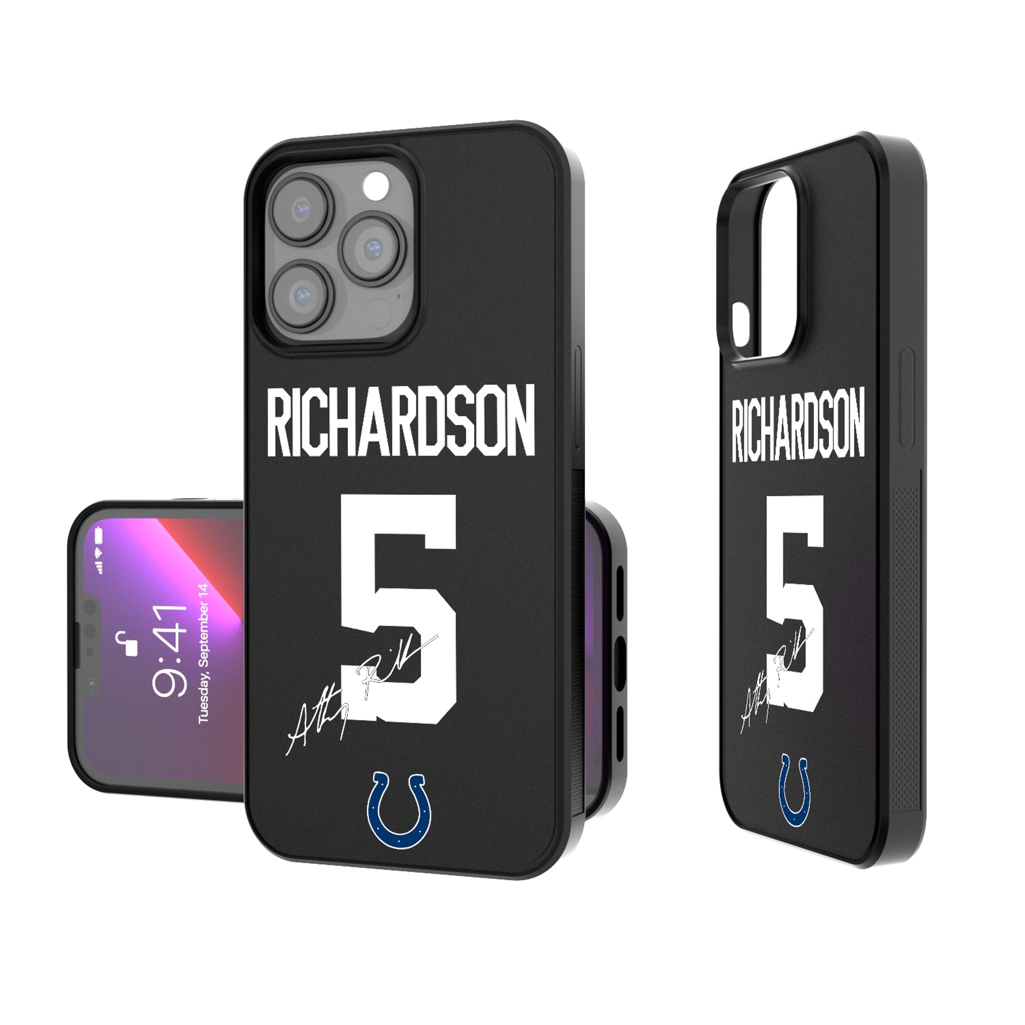 Anthony Richardson Indianapolis Colts NFL Football Player Bumper Phone Case - Shockproof Protective Cover for iPhone & Samsung - Perfect for Game Day & Colts Fans