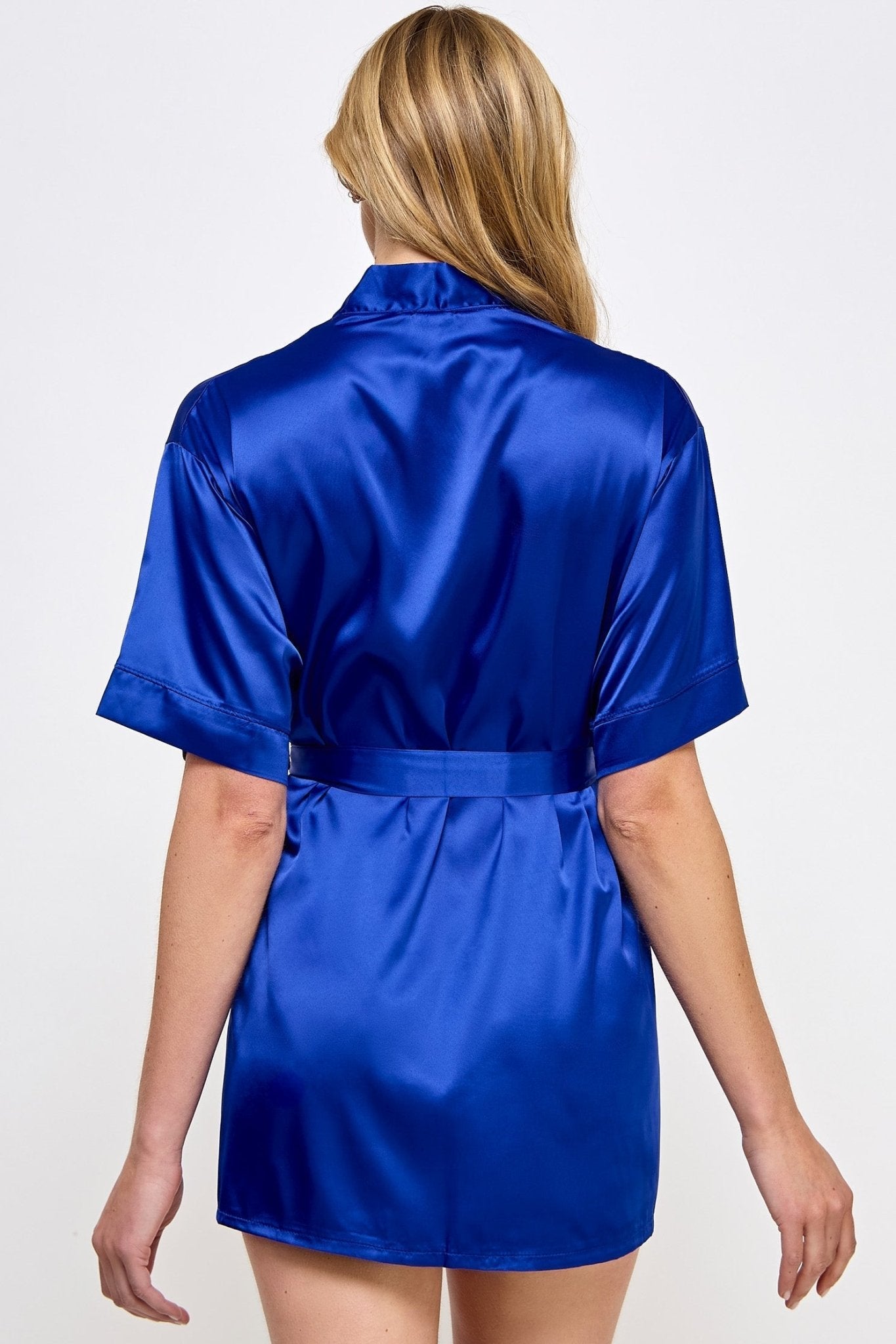 BeWicked Women's Vintage 1947 Getting Ready Robe - Soft Loungewear for Bridal Shower, Spa Day & Relaxation at Home