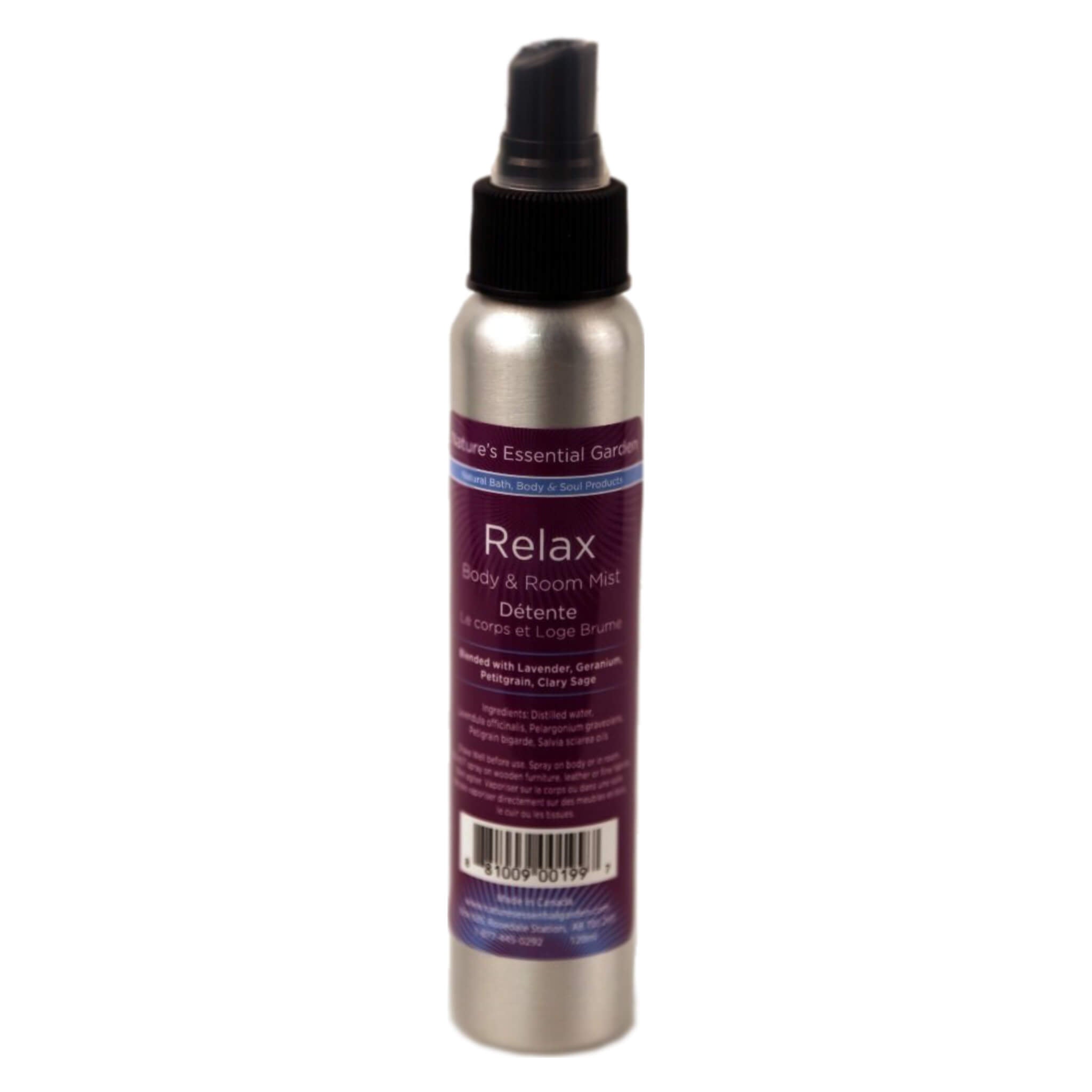 Natural Relaxing Body & Room Spray - Aromatherapy Mist for Stress Relief & Home Freshening | Perfect for Yoga, Meditation & Bedtime Relaxation
