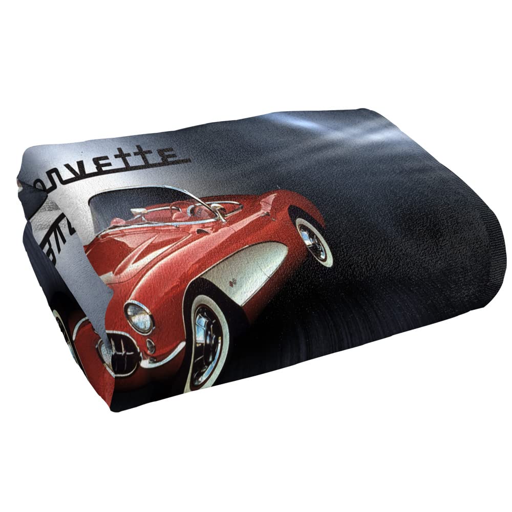 Chevrolet Corvette Shine Beach Towel 30x60 Inches - Soft Quick-Dry Bath Towel for Pool, Beach, Gym & Outdoor Activities | Officially Licensed Car Accessories