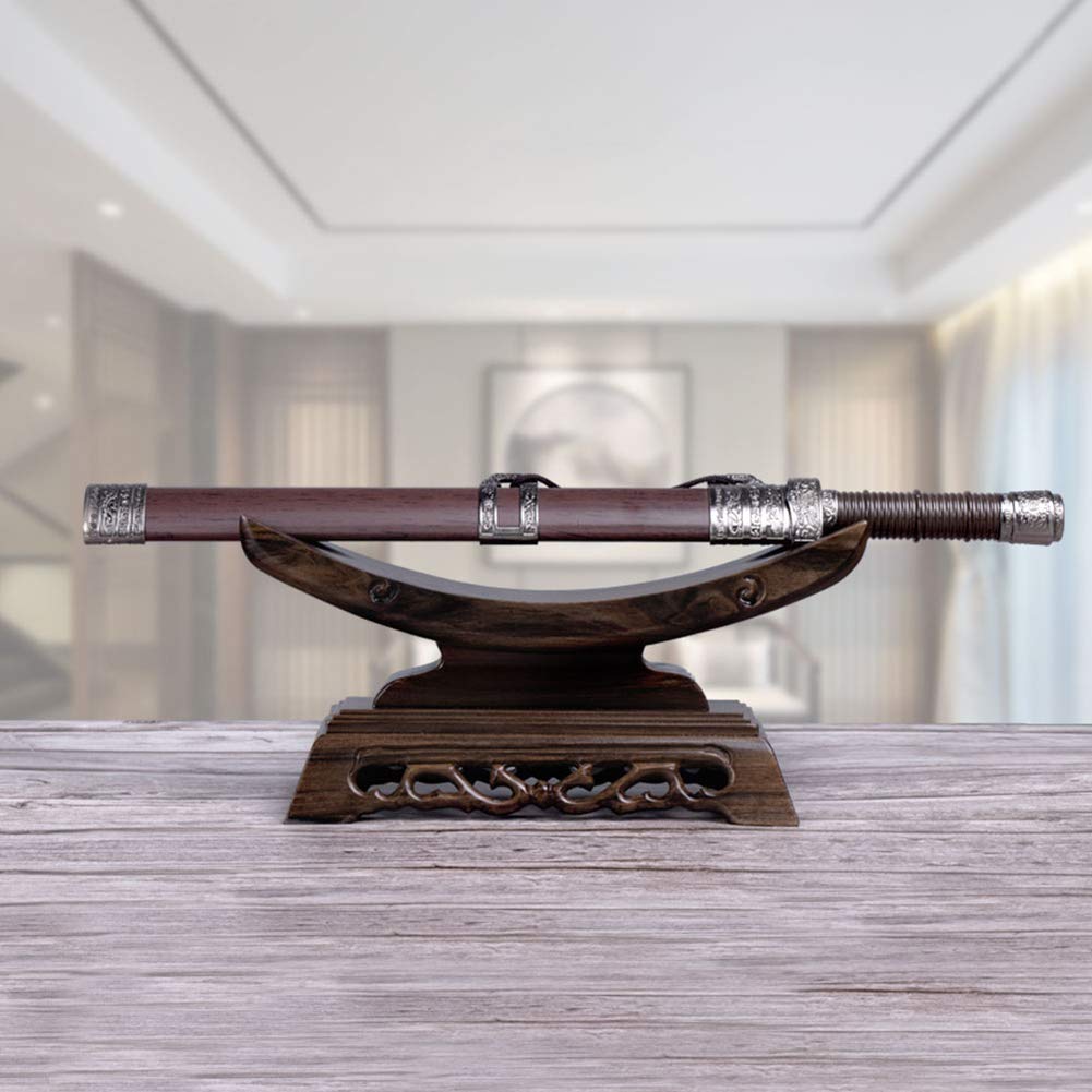 Samurai Sword Stand - Vertical Katana Display Holder for Wall Mount (15.7x6.3 Inch) - Perfect for Home Decor, Martial Arts Dojo, Anime Collection & Japanese Sword Enthusiasts