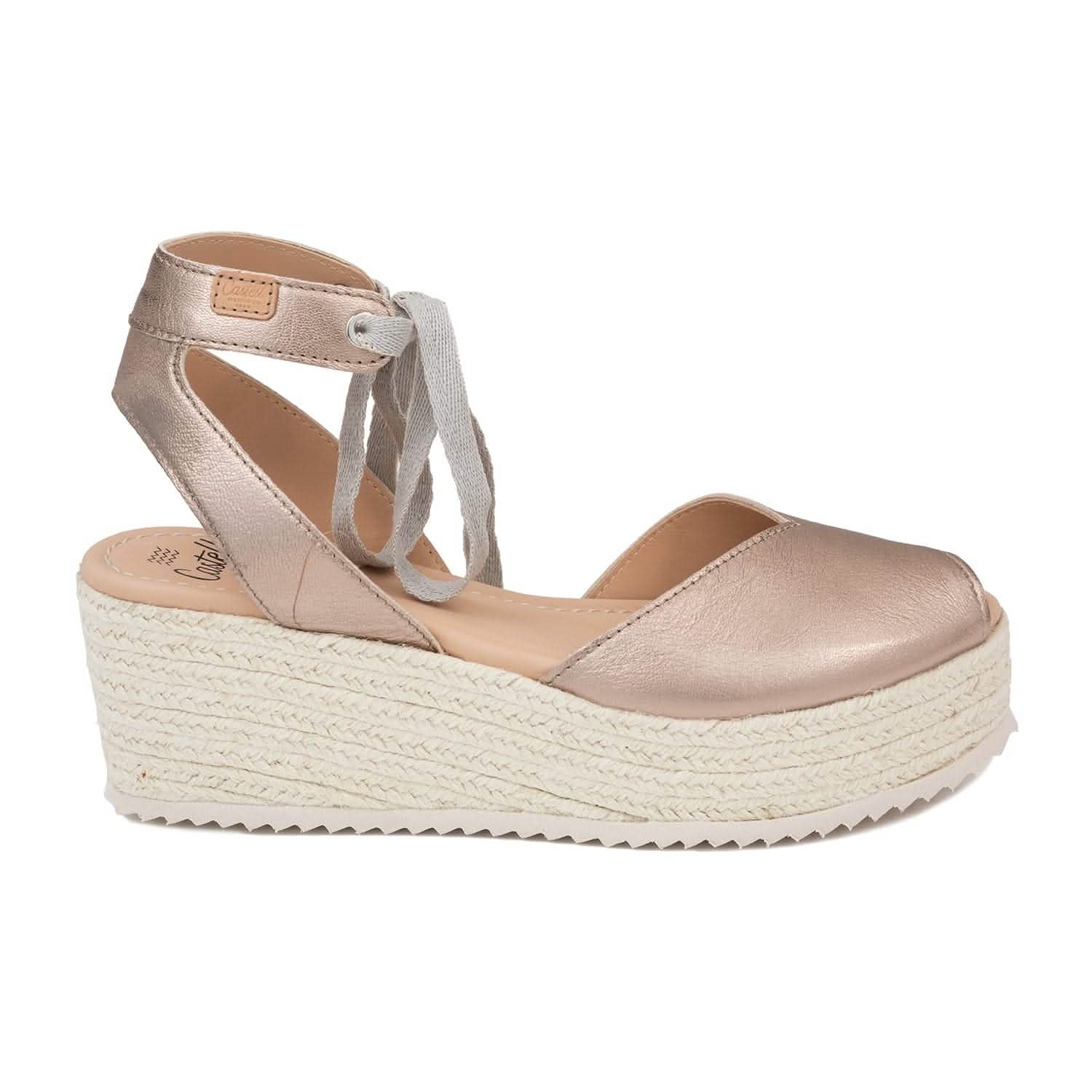 Stylish Leather Open Toe Menorcan Sandals with Metallic Shine for Women - Comfortable Summer Beach Walking Shoes | Perfect for Vacation, Casual Outings & Boho Fashion