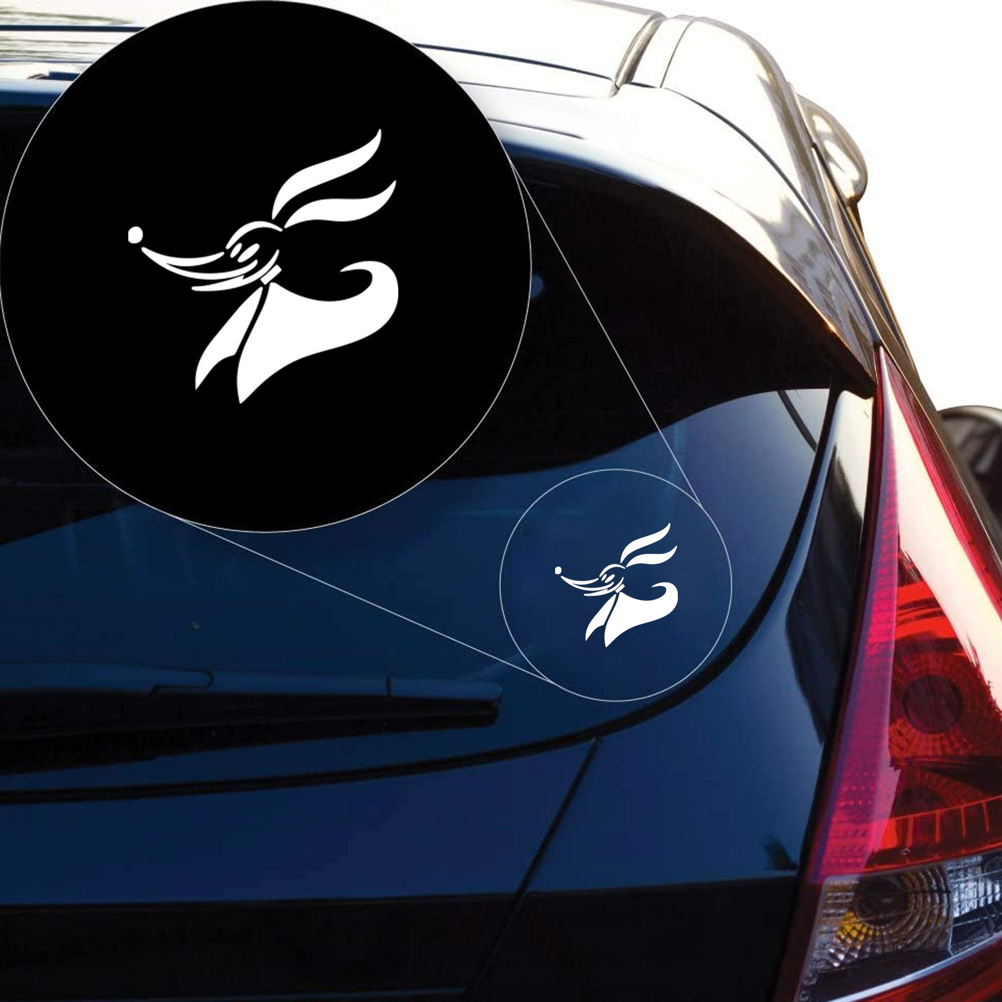 Agile-Solutions Zero Dog Nightmare Before Christmas Car Window Vinyl Decal Sticker - 4