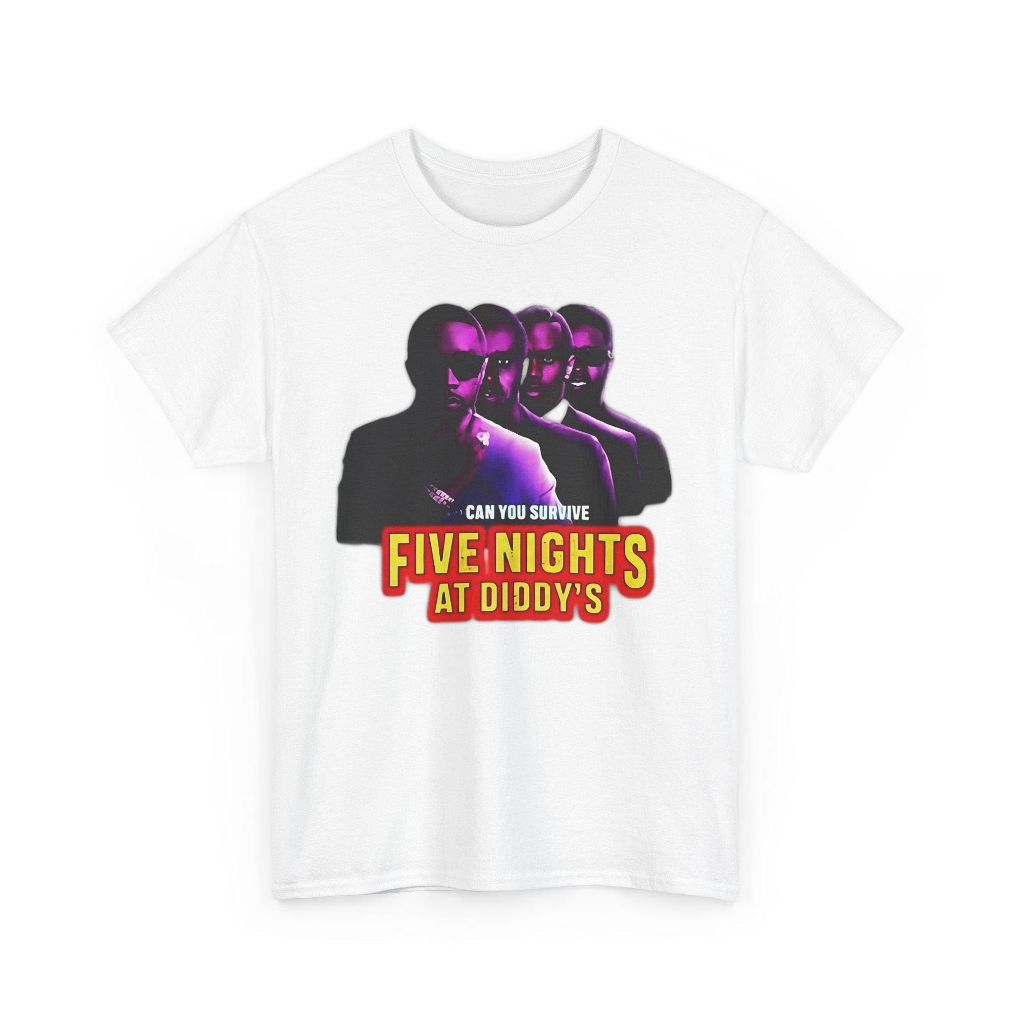 Funny Five Nights At Diddy's House T-Shirt | Meme Party Shirt | Aint No Party Like a Diddy Party Tee | Trendy Pop Culture Humor | Perfect for Halloween, Cosplay & Viral Meme Events