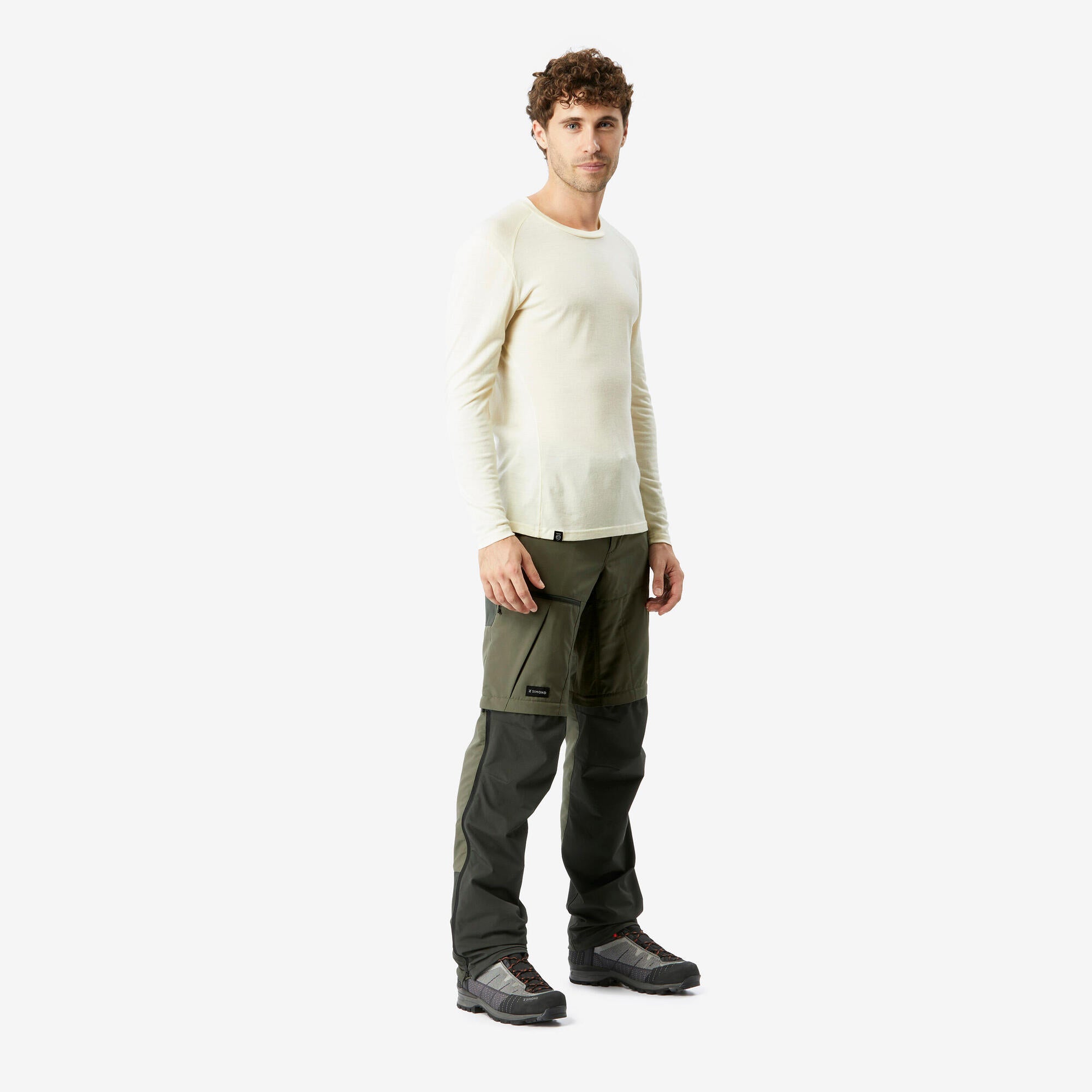 Simond Forclaz Men's MT500 2-in-1 Convertible Hiking Pants - Zip-Off Outdoor Trekking Trousers for Hiking, Camping & Travel Adventures