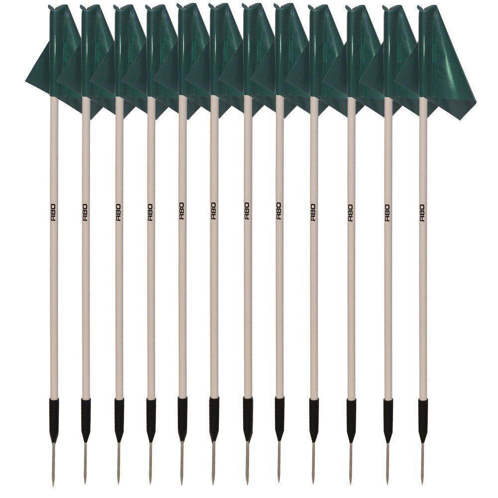 Premium Sideline Pole and Top Tarp Flag Sets for Sports Events - Durable Outdoor Football, Soccer & Tailgating Accessories