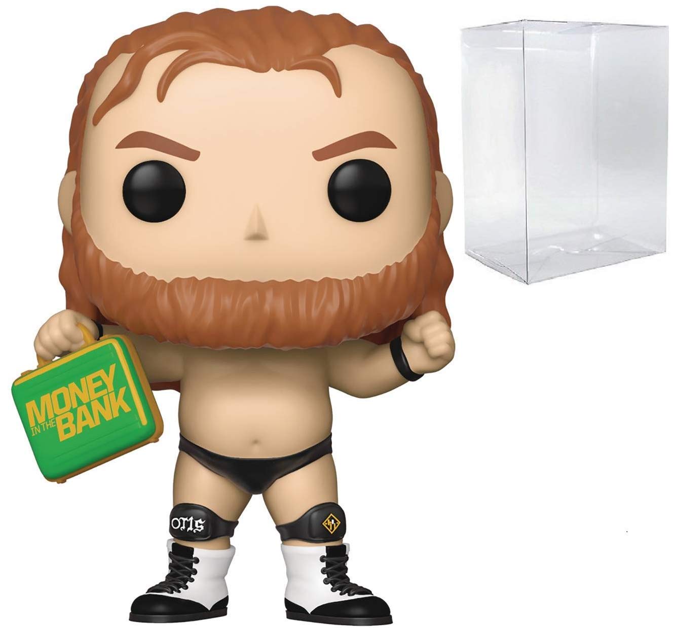 WWE Otis Money in The Bank Funko Pop! Vinyl Figure with Pop Box Protector Case - Collectible Wrestling Action Figure for Display & Protection
