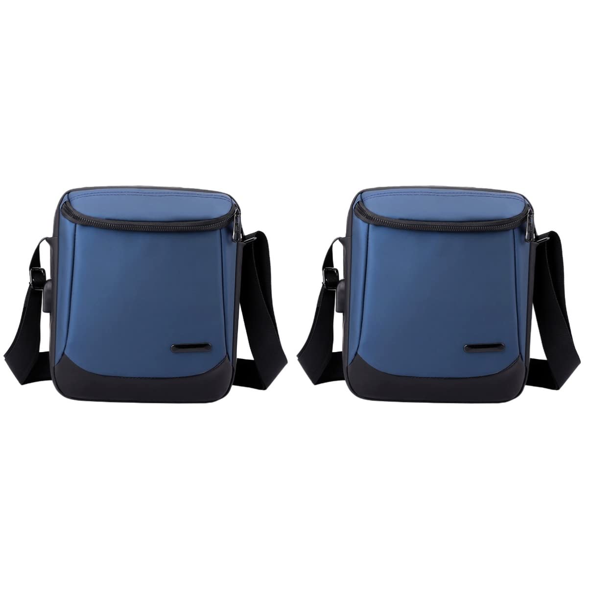 Luxshiny 2pcs Men's Business Sling Backpack - Stylish Crossbody Shoulder Bag for Work, Travel & Daily Use