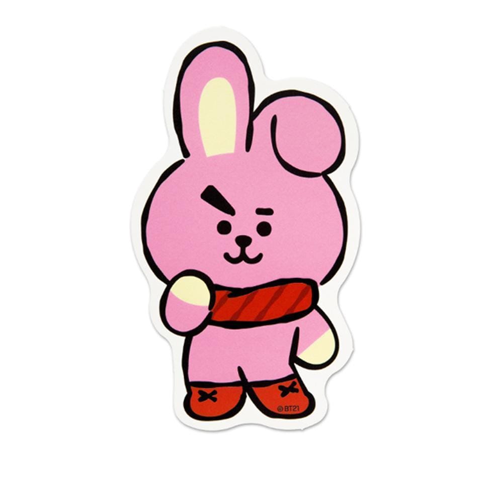 BT21 Winter Message Card - Cooky Version | Cute Korean Character Greeting Card for Christmas, Birthdays, Valentine's Day | Perfect for Gifts, Scrapbooking & Party Decorations