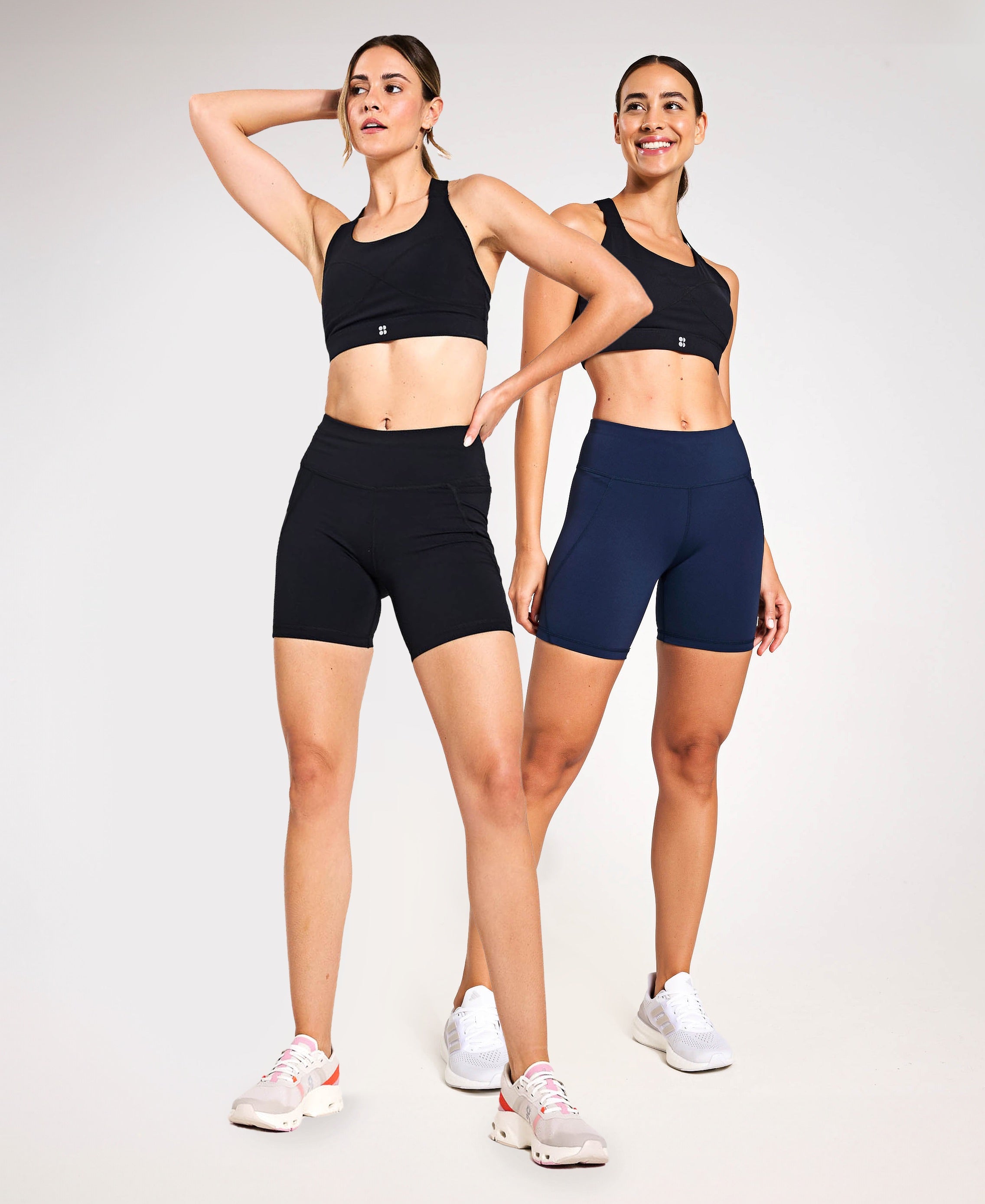 Power 6 Shorts Starter Set - 2 Pack Workout Shorts for Men | Black & Navy Blue Gym Shorts | Perfect for Running, Training & Casual Wear
