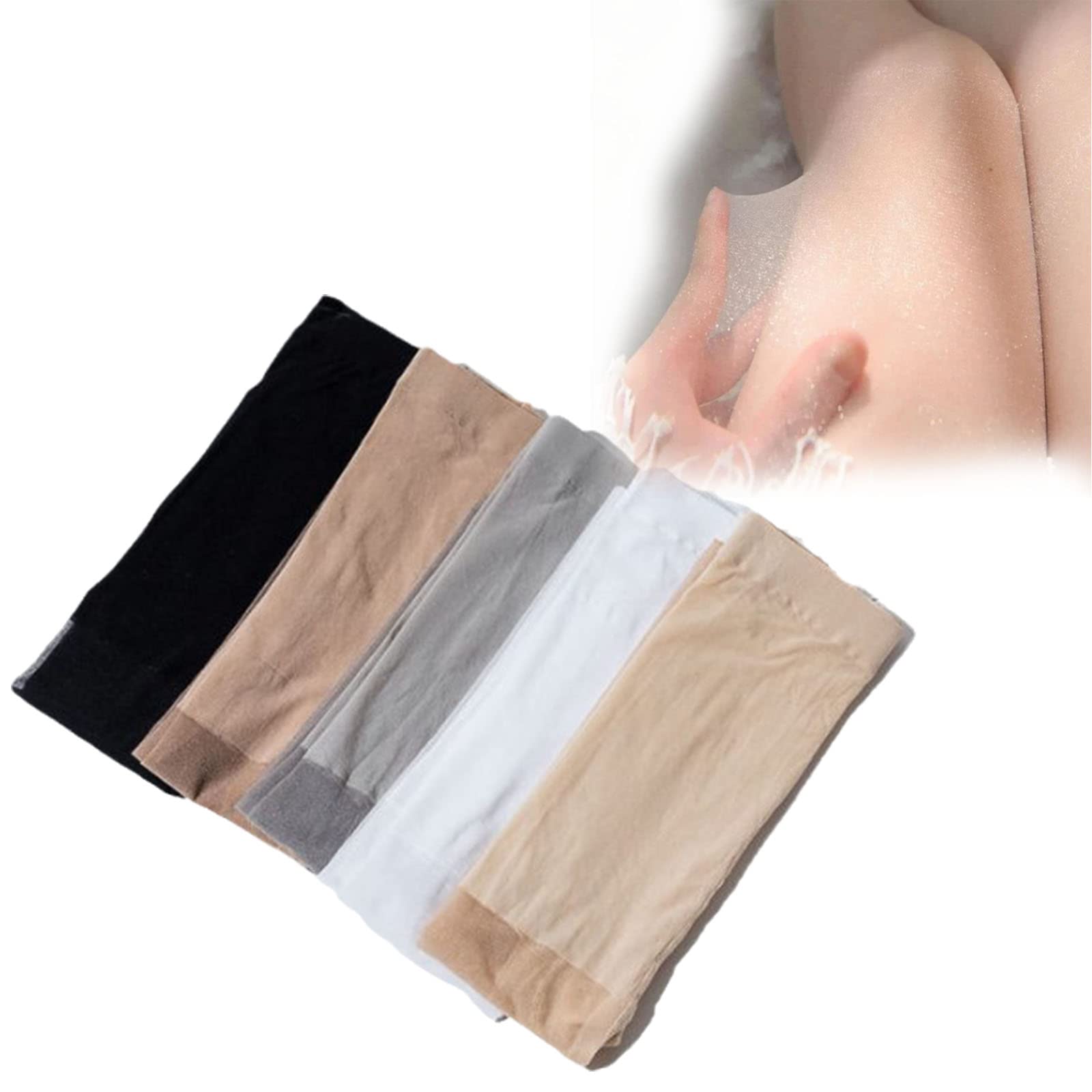Aopukidor Pearlescent Silk Stockings - Sexy Nylon Pantyhose for Women, Shiny Silky Ultra Thin Tights | Perfect for Date Night, Office Wear & Special Occasions