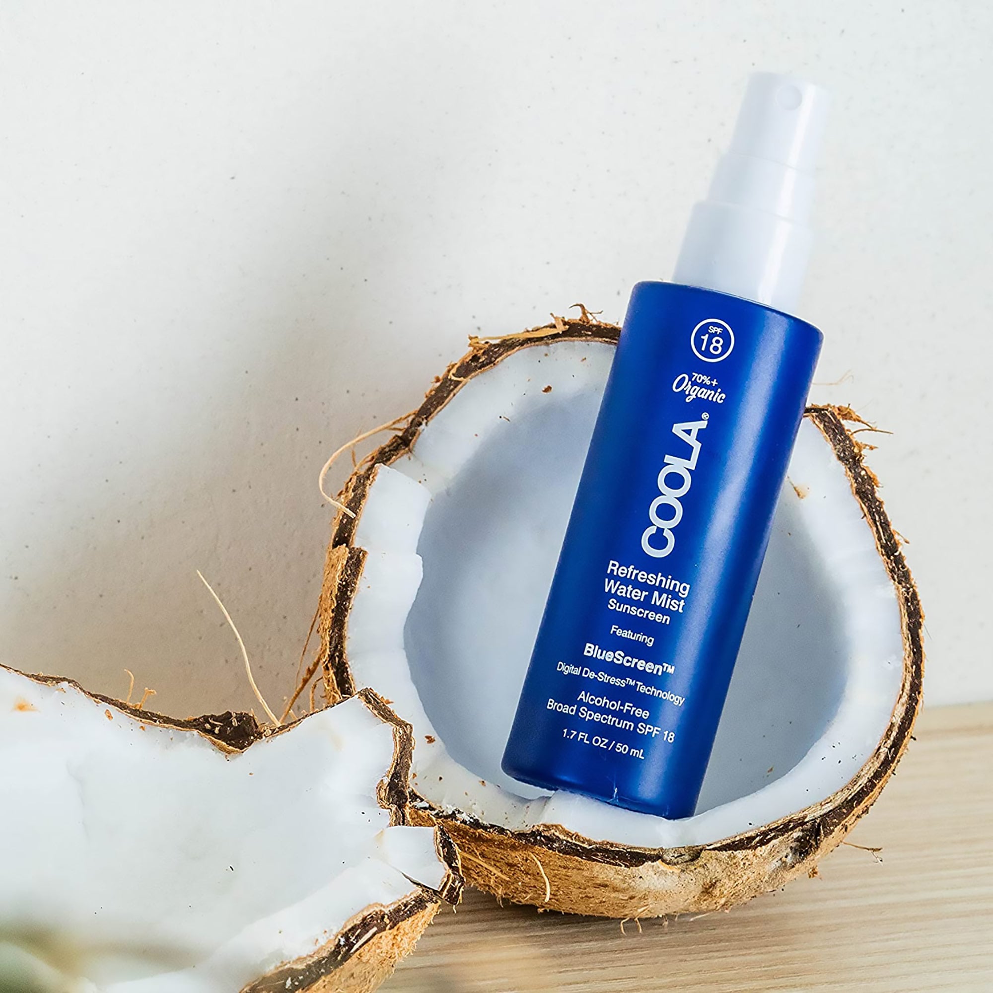 COOLA Full Spectrum 360° SPF18 Refreshing Water Mist Sunscreen Spray - Hydrating & Cooling Face & Body Sun Protection for Outdoor Activities, Beach, Pool & Daily Use