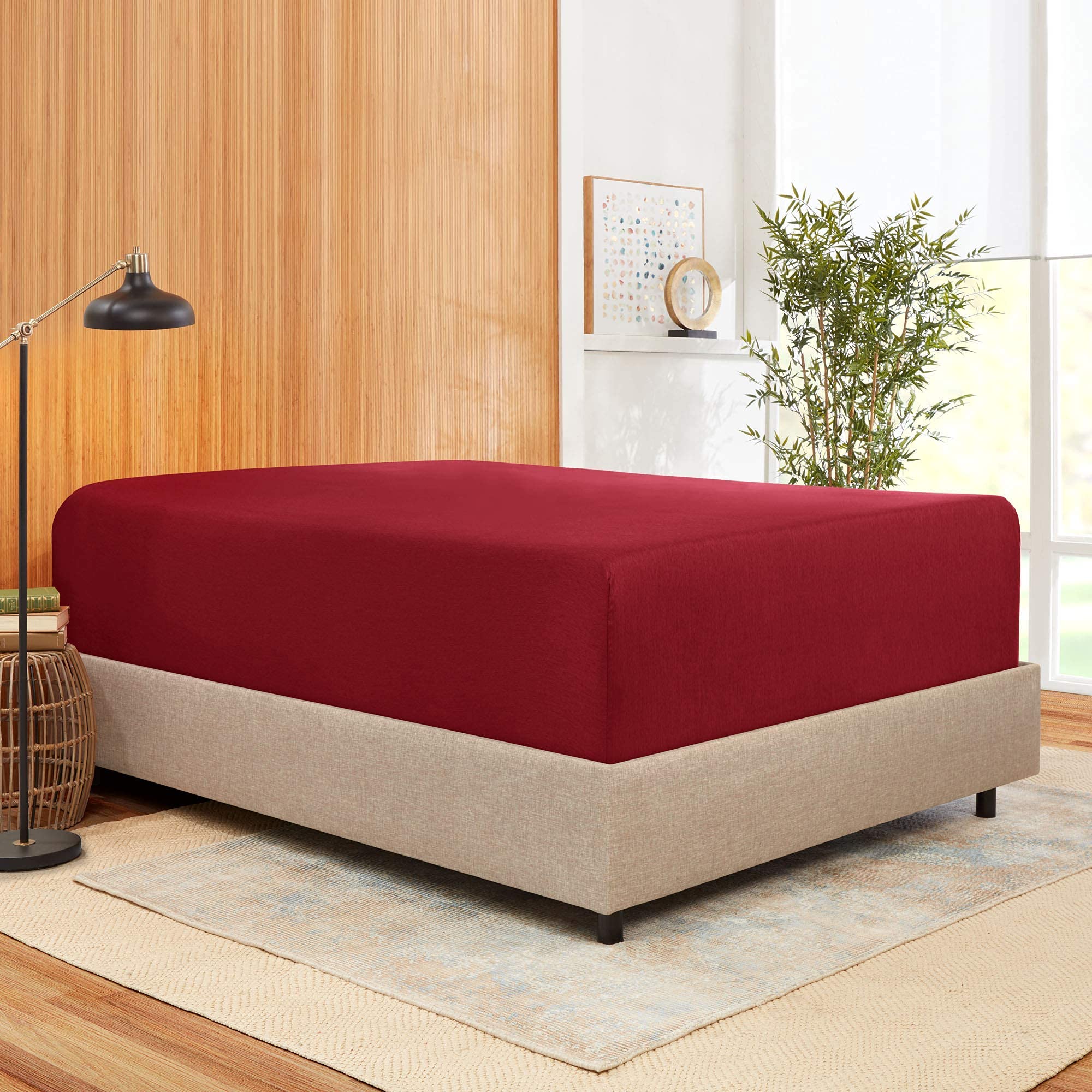 Organic Cotton Fitted Sheet 600 Thread Count - Full XL, Deep Pocket 21
