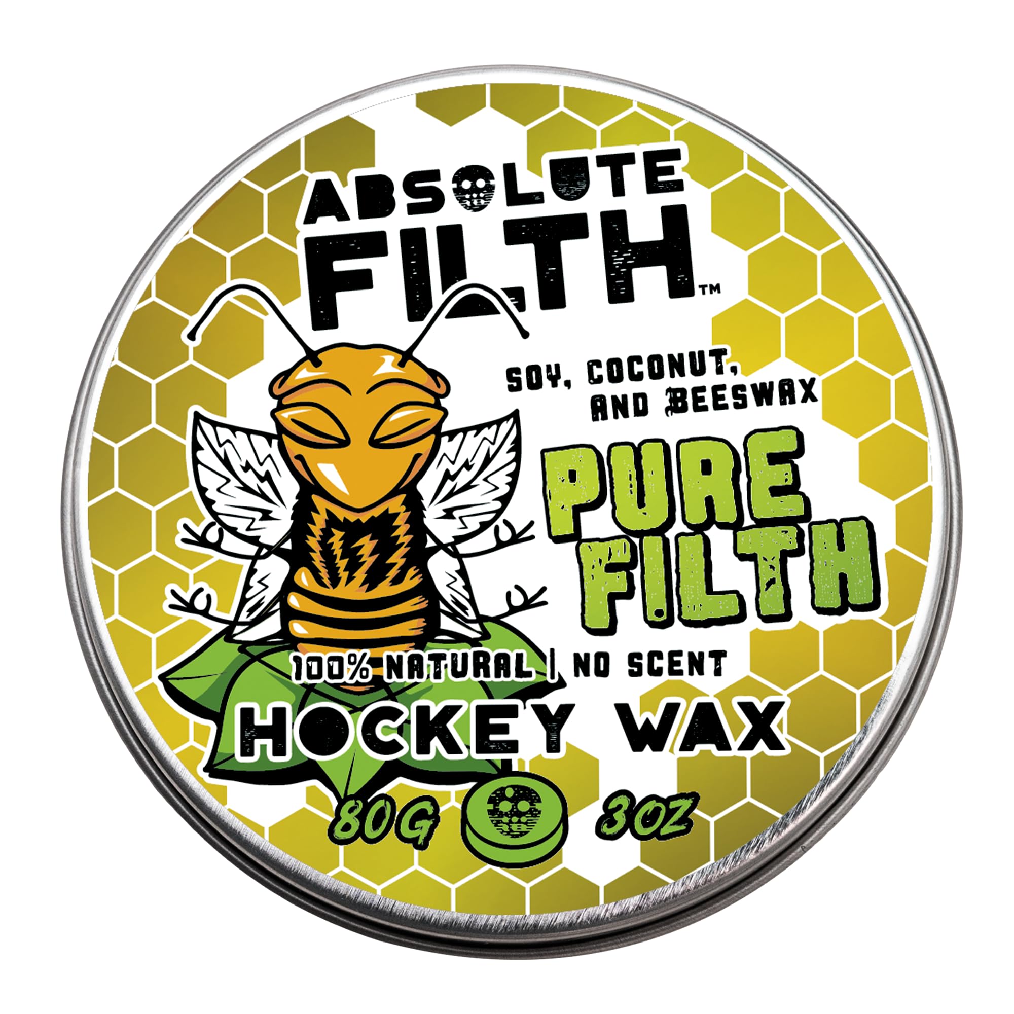Premium Hockey Stick Wax - Absolute Filth for Maximum Grip & Protection - Ideal for Ice Hockey, Street Hockey & Stick Handling Practice