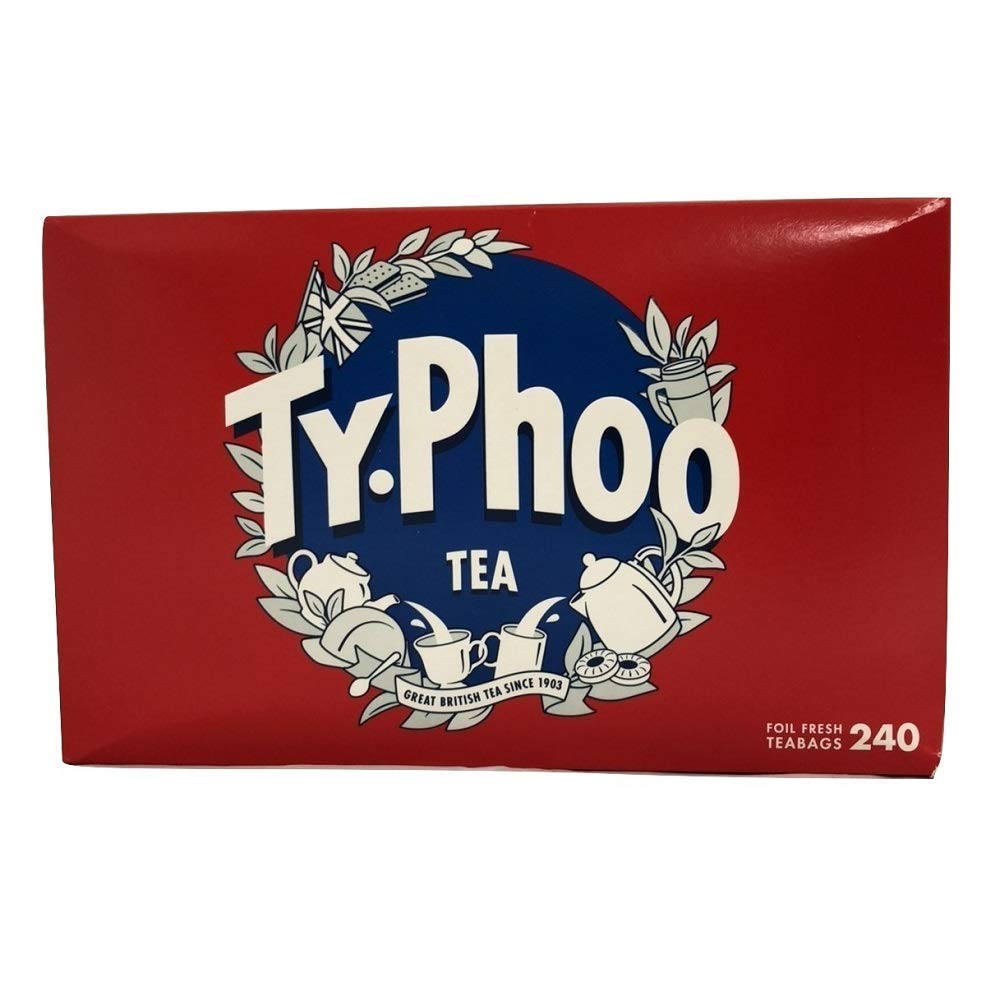 Typhoo Black Tea Bags - 240 Count (Pack of 2) | Premium English Breakfast Tea for Morning Energy & Afternoon Relaxation | Perfect for Office, Home or Gift Giving