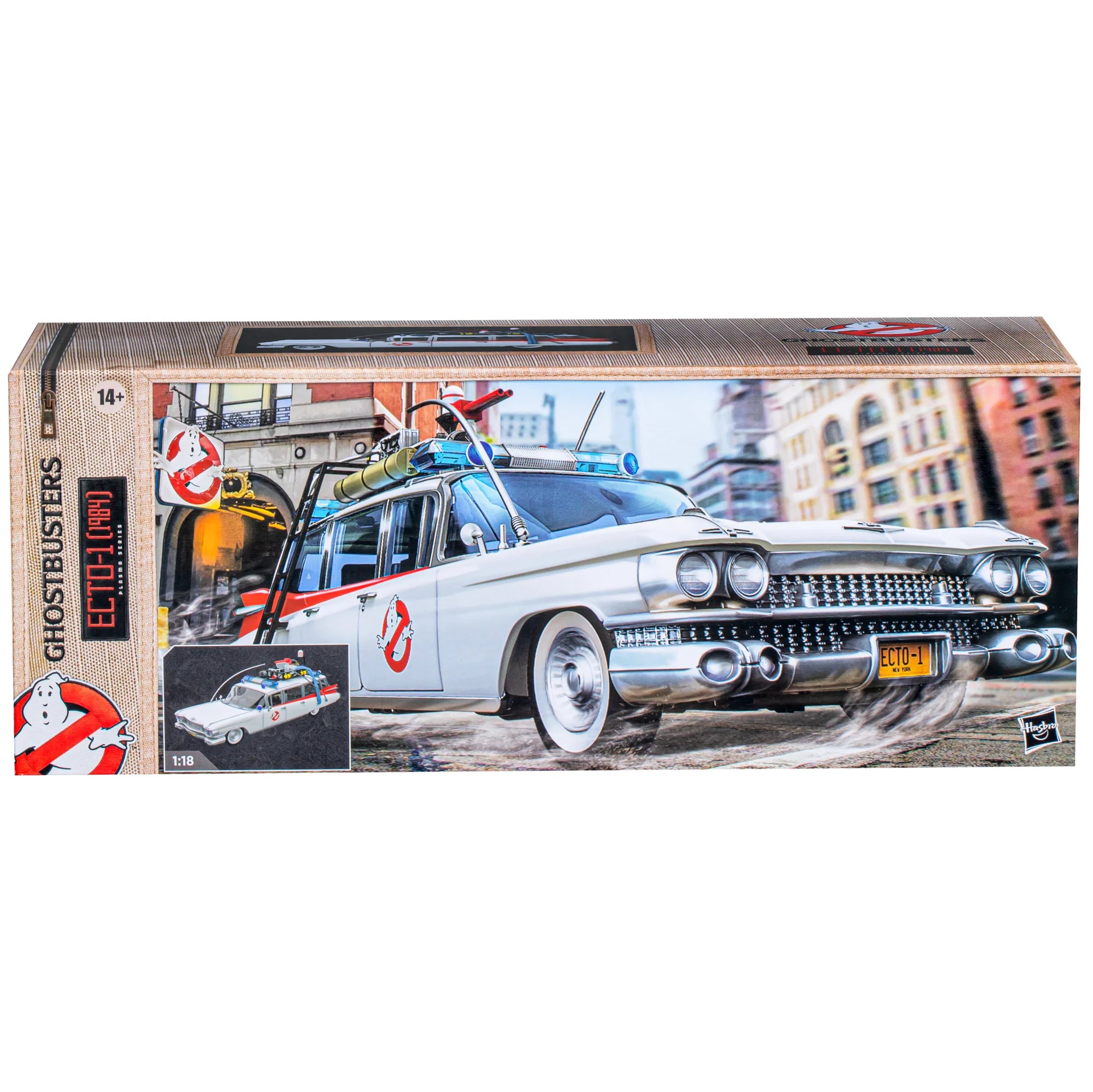 Hasbro Ghostbusters Plasma Series Ecto-1 (1984) Die-Cast Vehicle - Collectible Movie Replica Toy for Fans | Perfect for Display, Play & Nostalgic Gift Giving