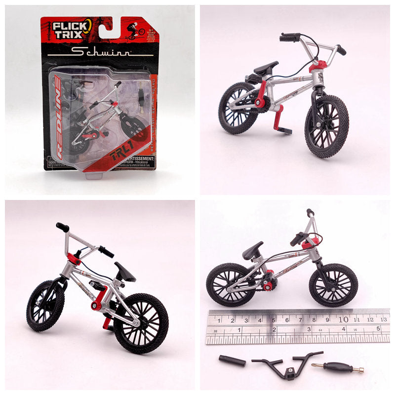 Premium Diecast Finger Bike FLICK TRIX - Miniature BMX Toy Bicycle Model for Kids & Collectors - Perfect Gift for Birthday, Party Favors & Desk Decor