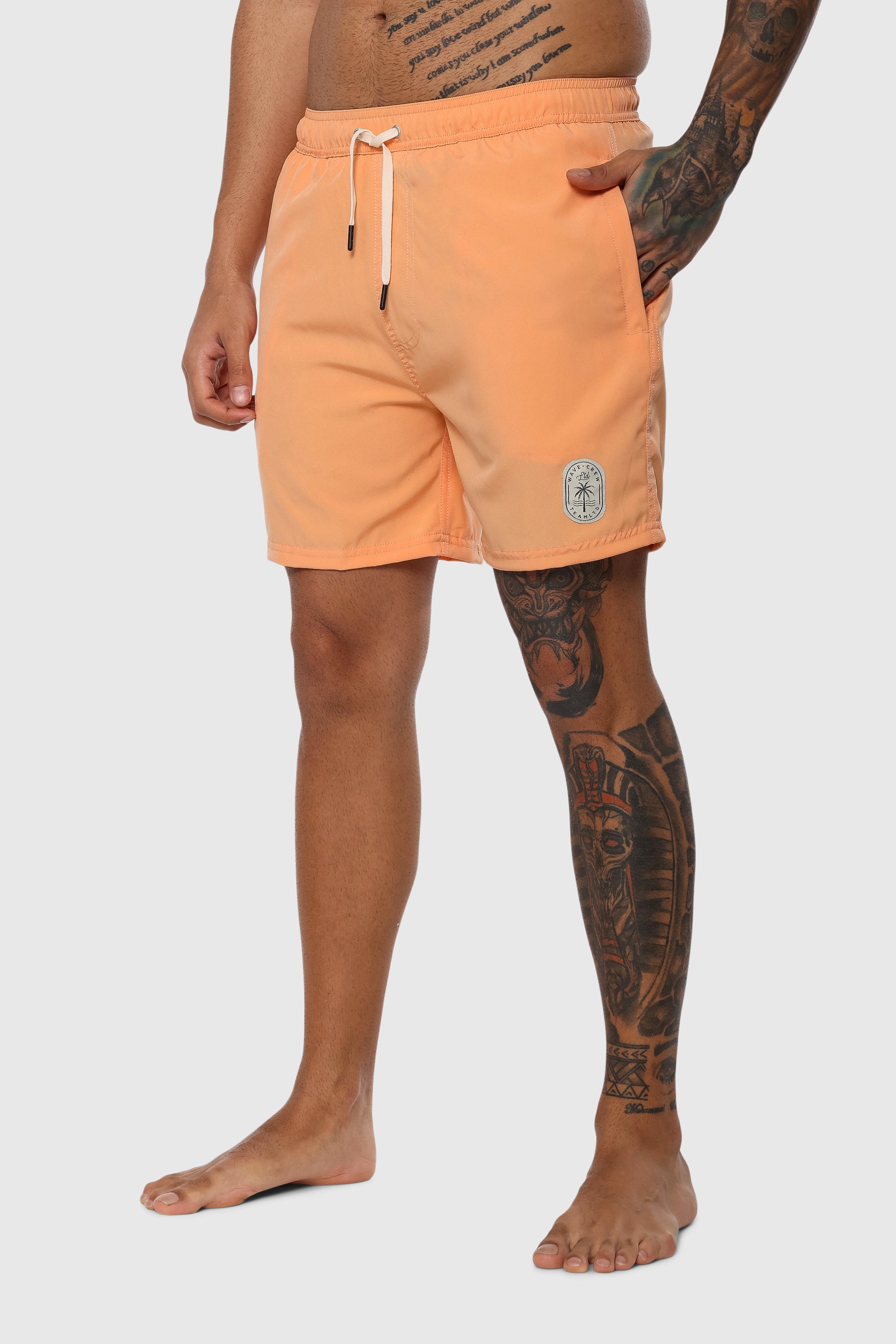 Classic Black Swim Shorts for Men - Comfortable & Quick-Dry Swimwear for Beach, Pool & Water Sports