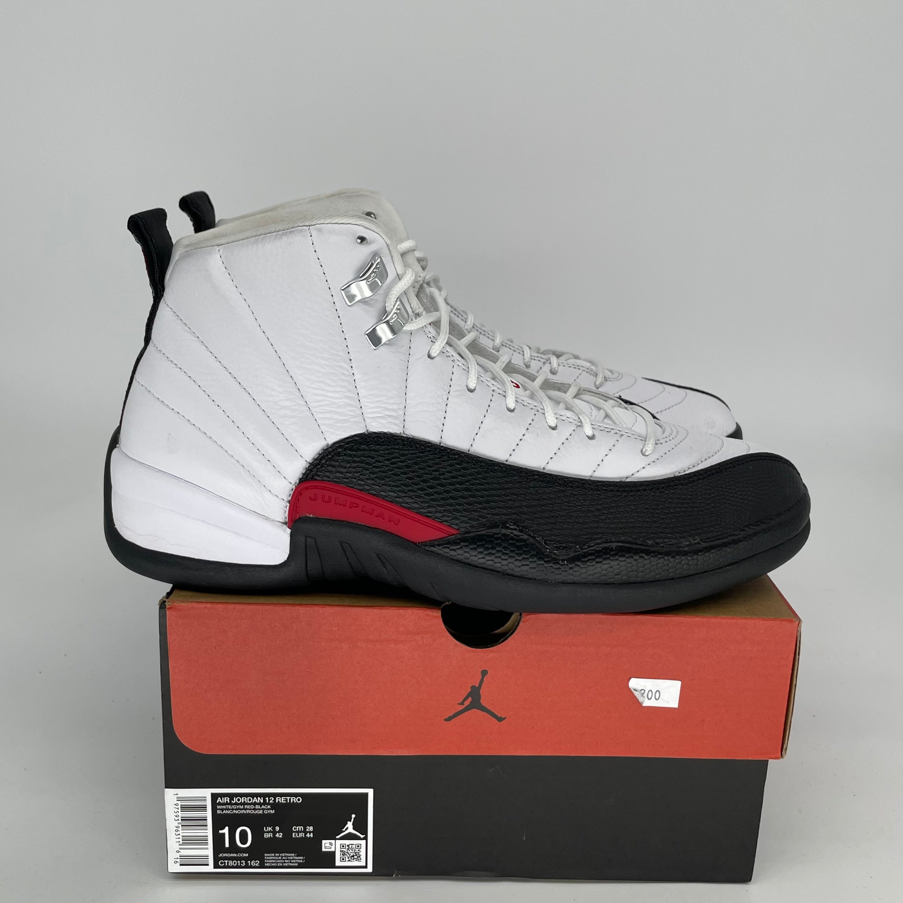 AIR JORDAN 12 TAXI FLIP Basketball Shoes Men's Size 10 - Retro CT8013-162 Sneakers for Streetwear & Sports Performance